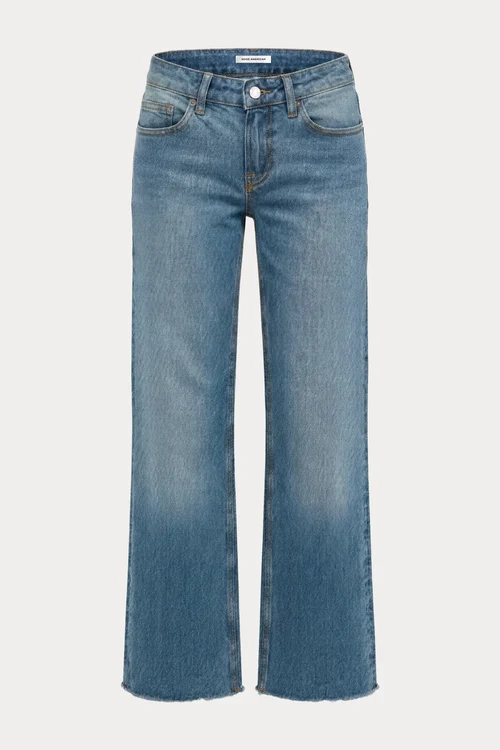 VINTAGE LOW LOOSE JEANS | TROUBLED WATER-9 | GOOD AMERICAN | FLAT
