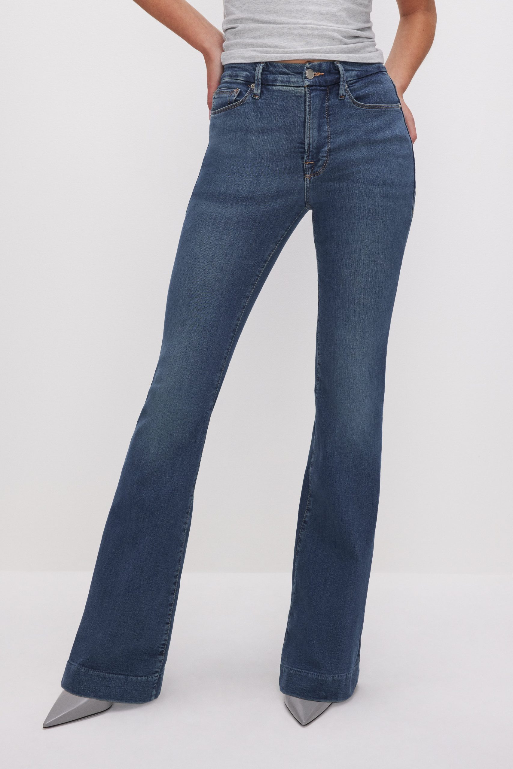 GOOD LEGS FLARE JEANS | BLUE004