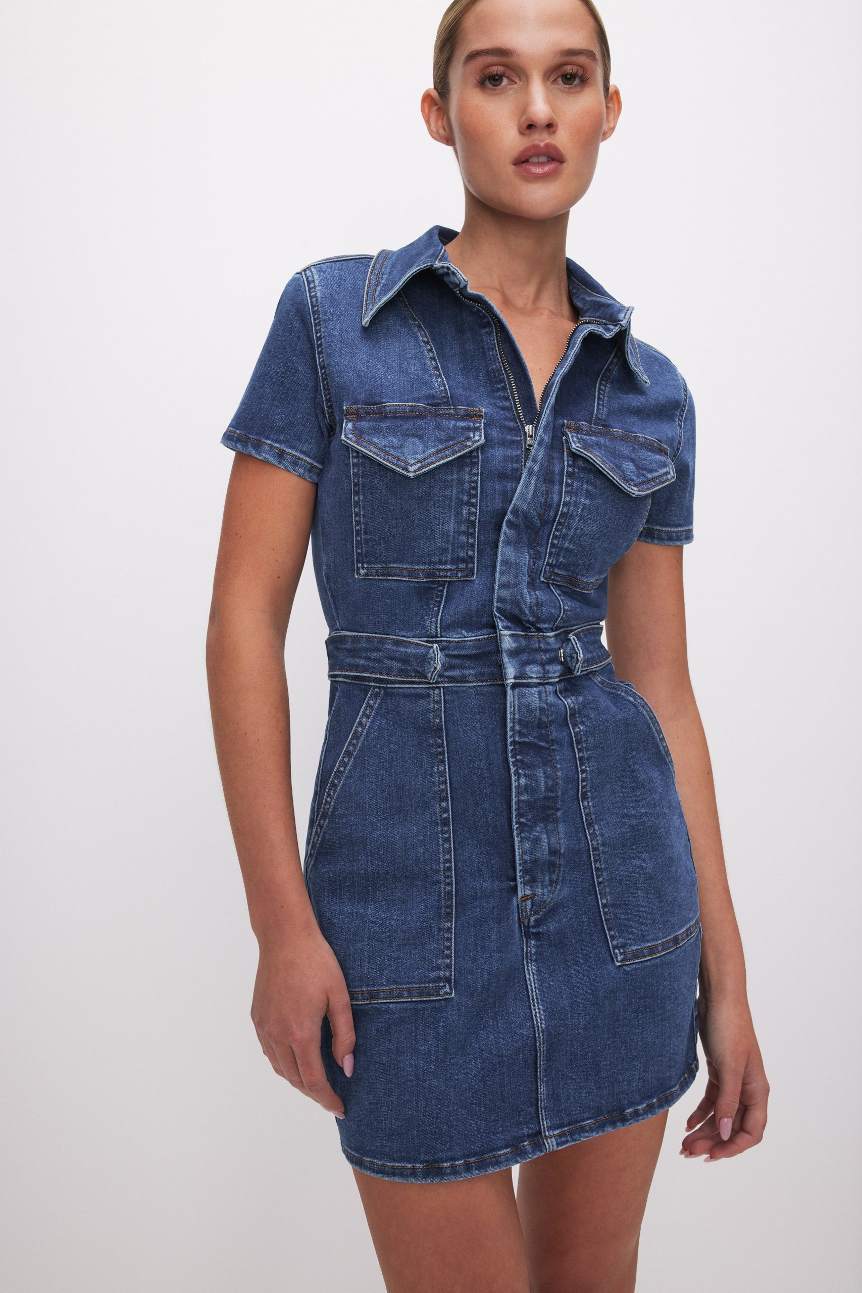 FIT FOR SUCCESS MINI DRESS | INDIGO594
