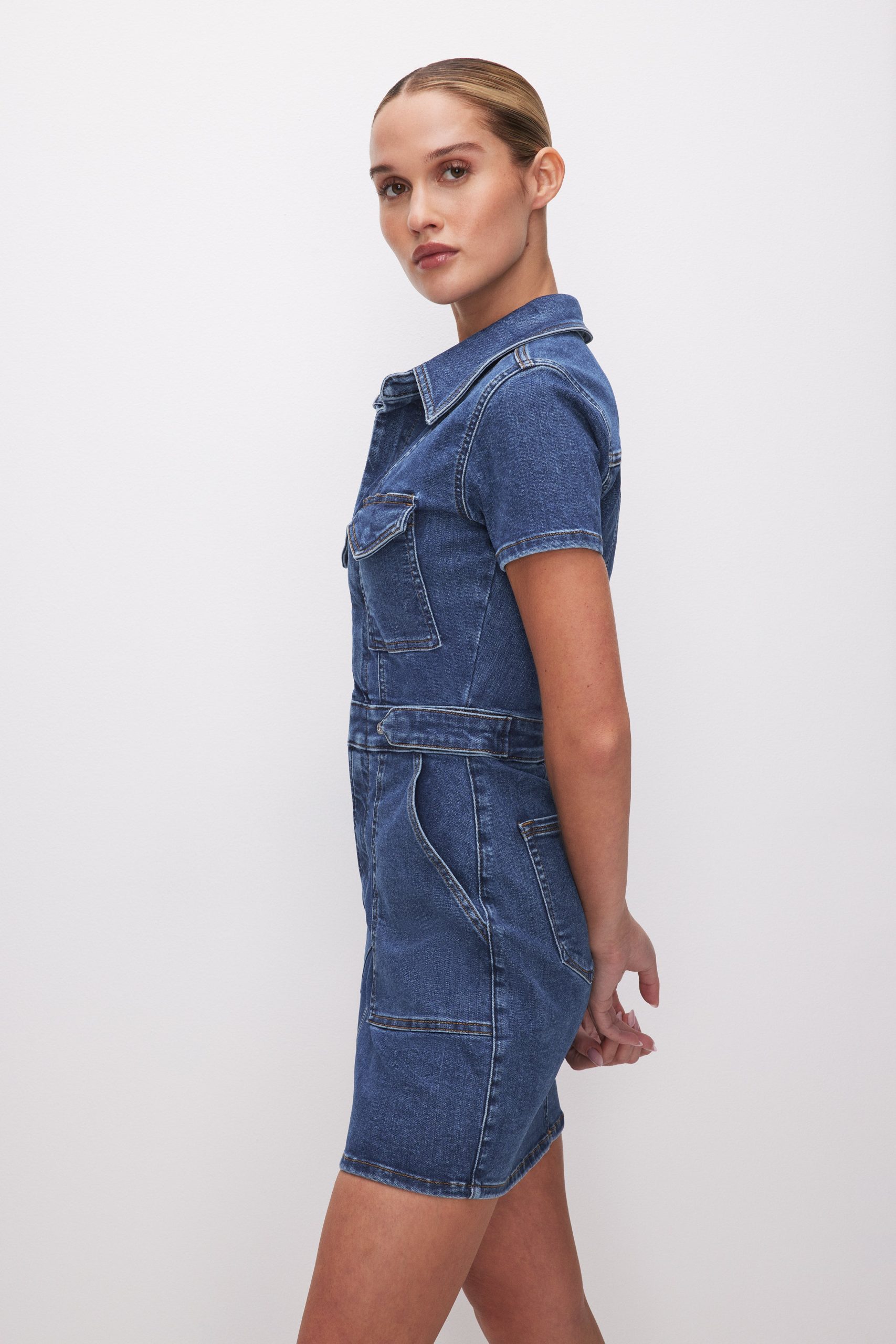 FIT FOR SUCCESS MINI DRESS | INDIGO594