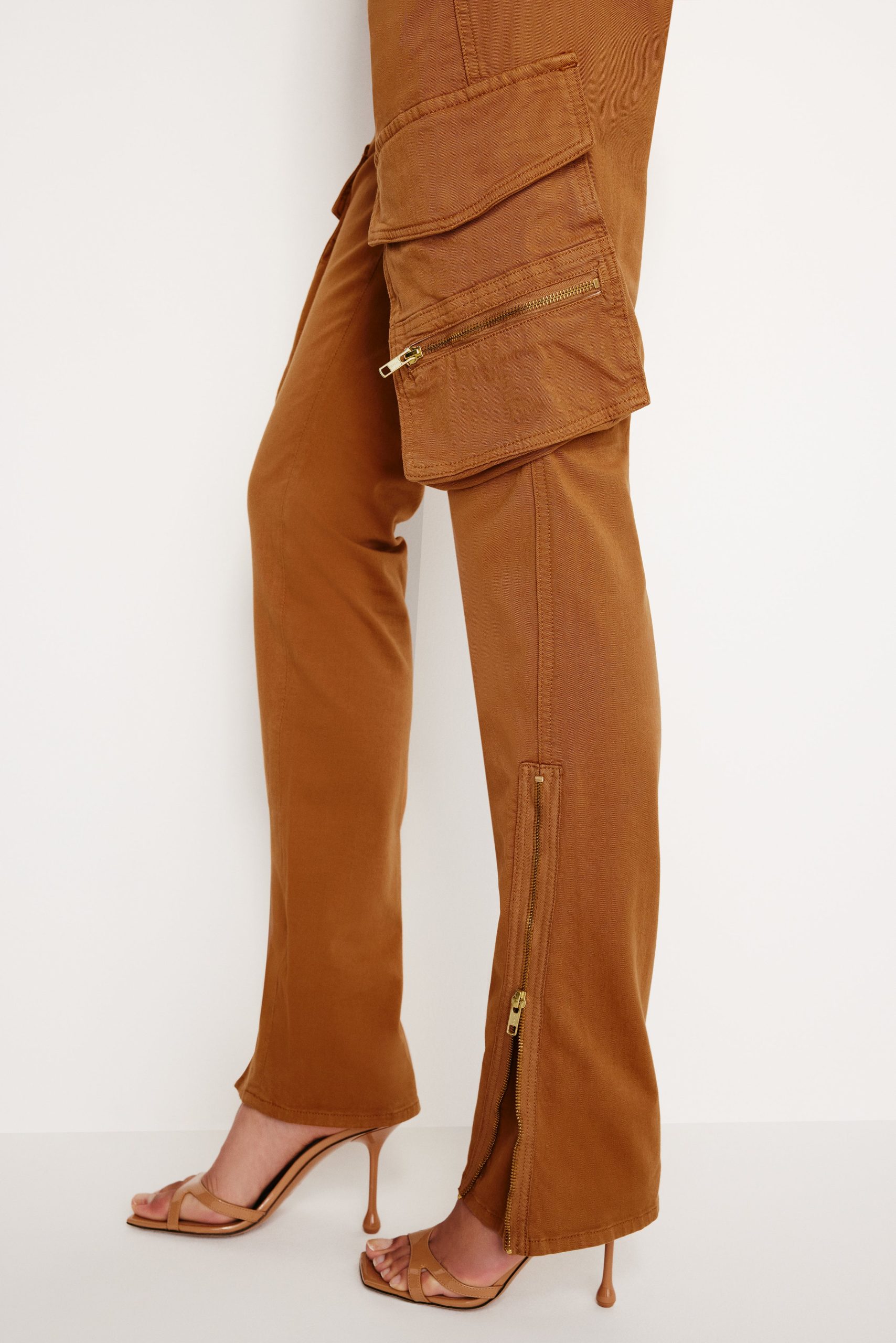 TWILL SKINNY CARGO PANTS | CANYON003