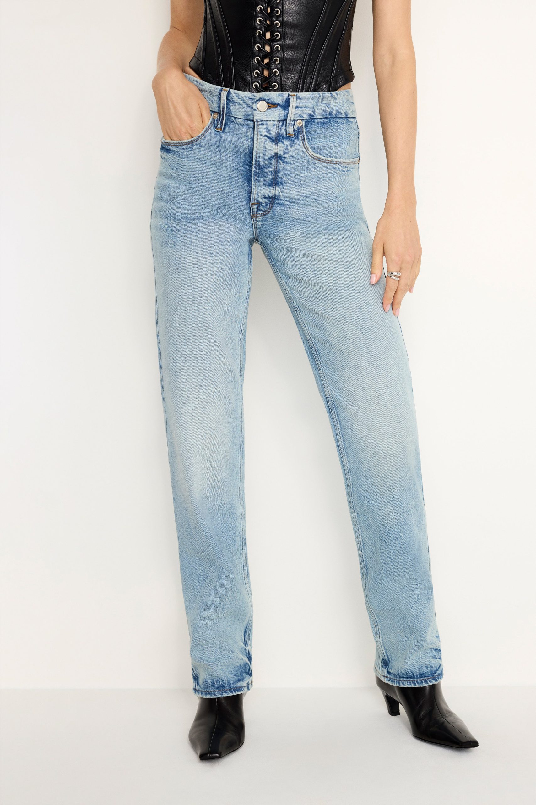 GOOD ICON STRAIGHT JEANS | INDIGO712