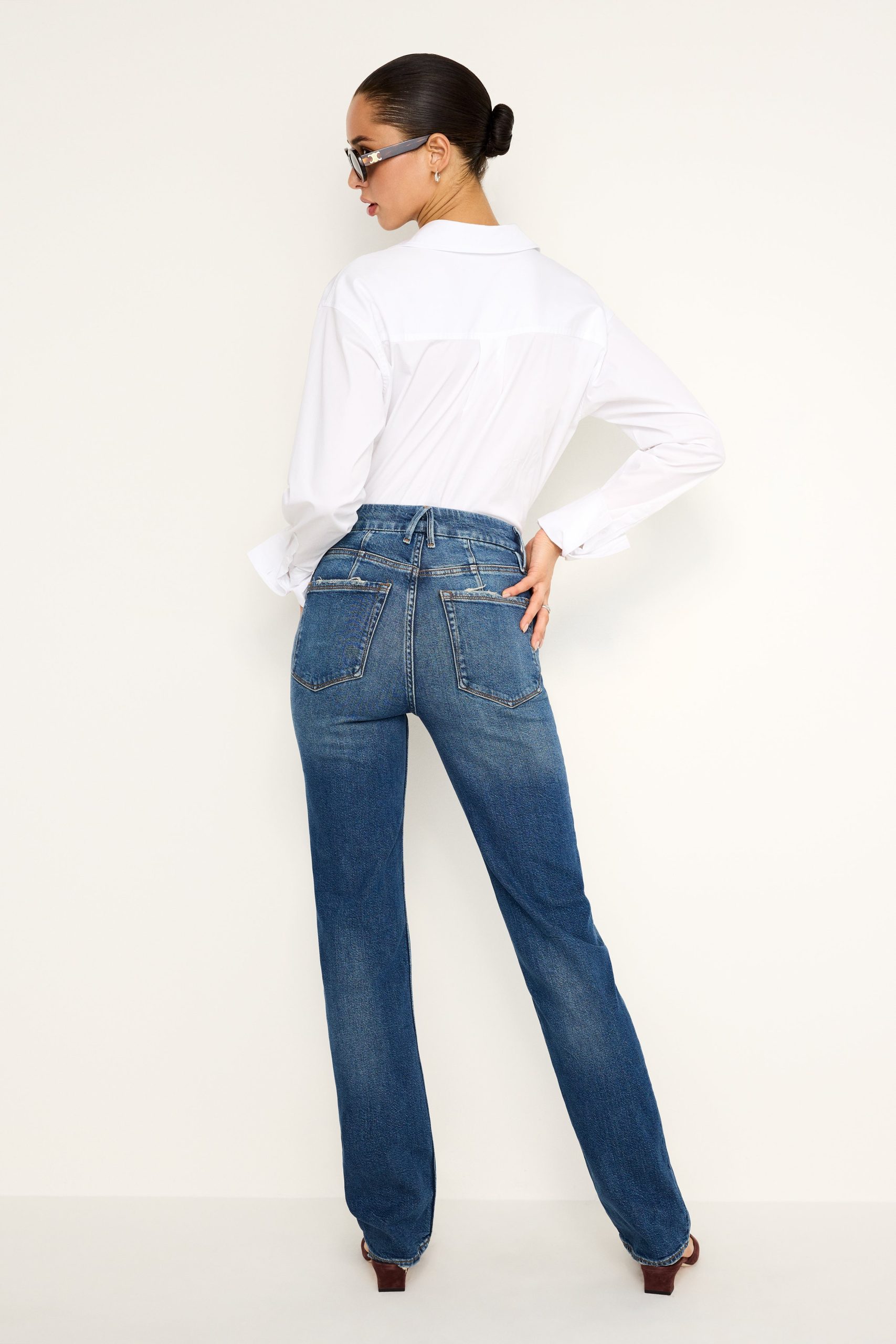 GOOD ICON STRAIGHT JEANS | INDIGO605