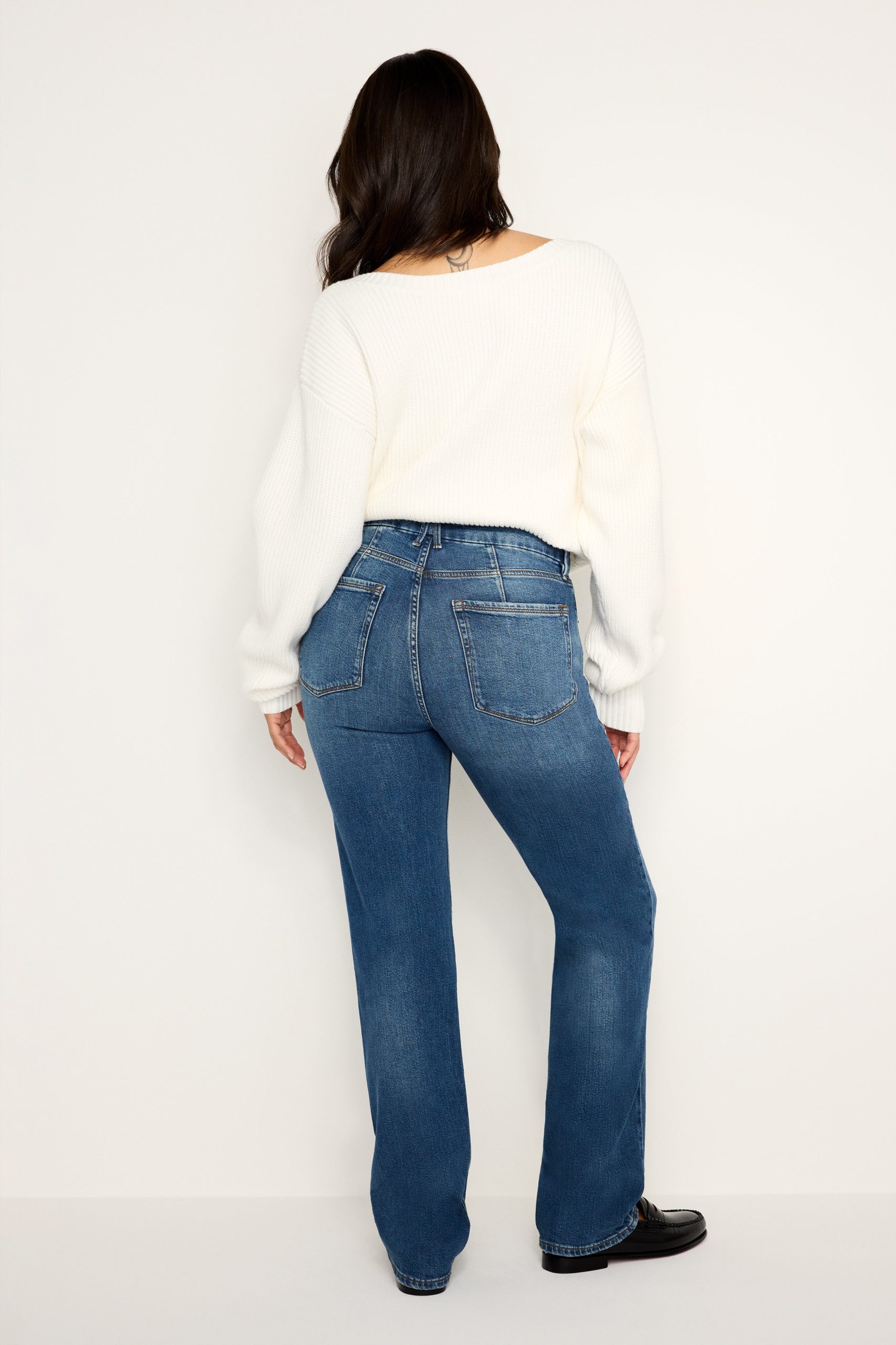 GOOD ICON STRAIGHT JEANS | INDIGO605