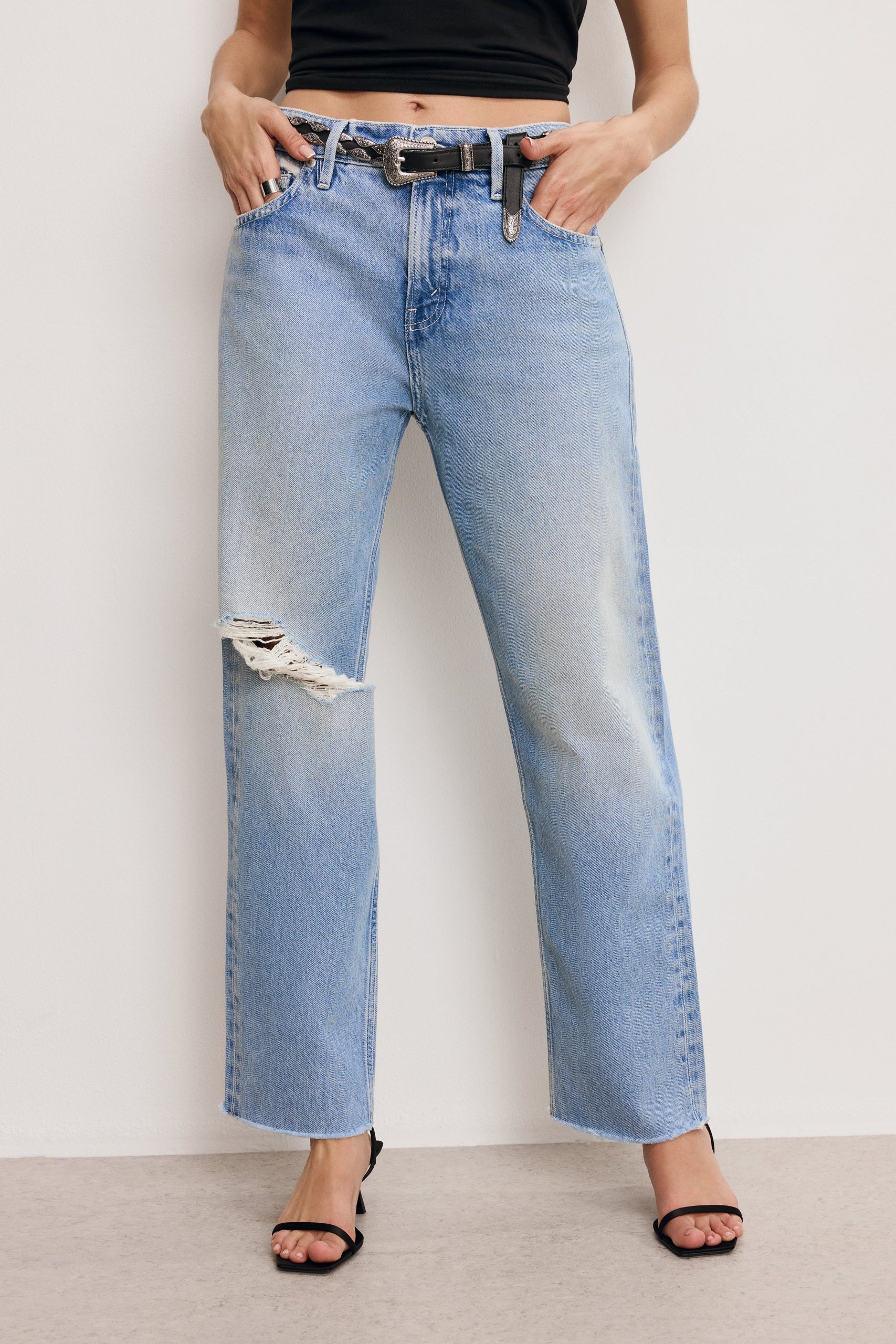 GOOD RELAXED STRAIGHT JEANS | INDIGO887