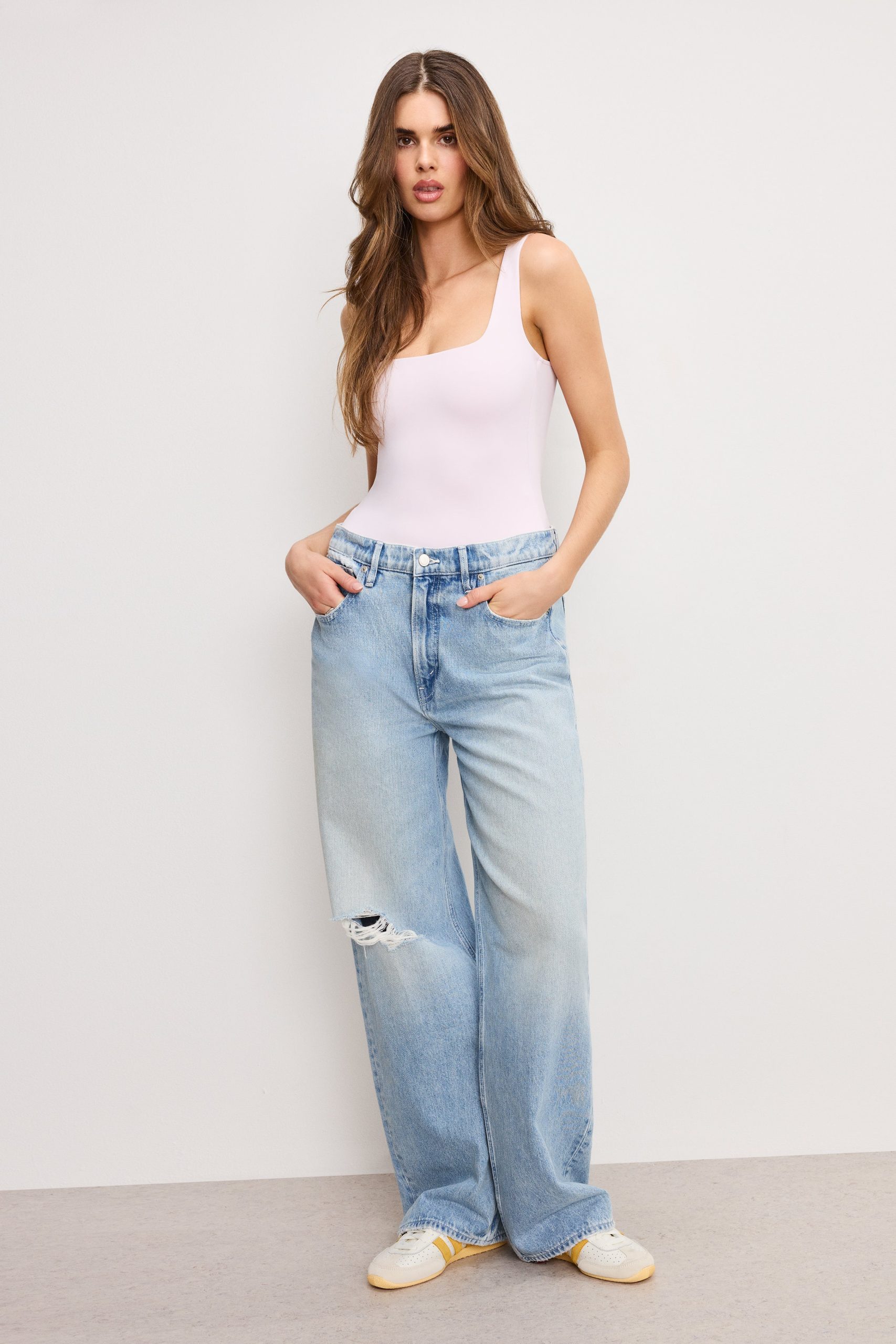 SCULPTING MODERN TANK BODYSUIT | COTTON CANDY PINK003 COTTON CANDY PINK003 / 5XL