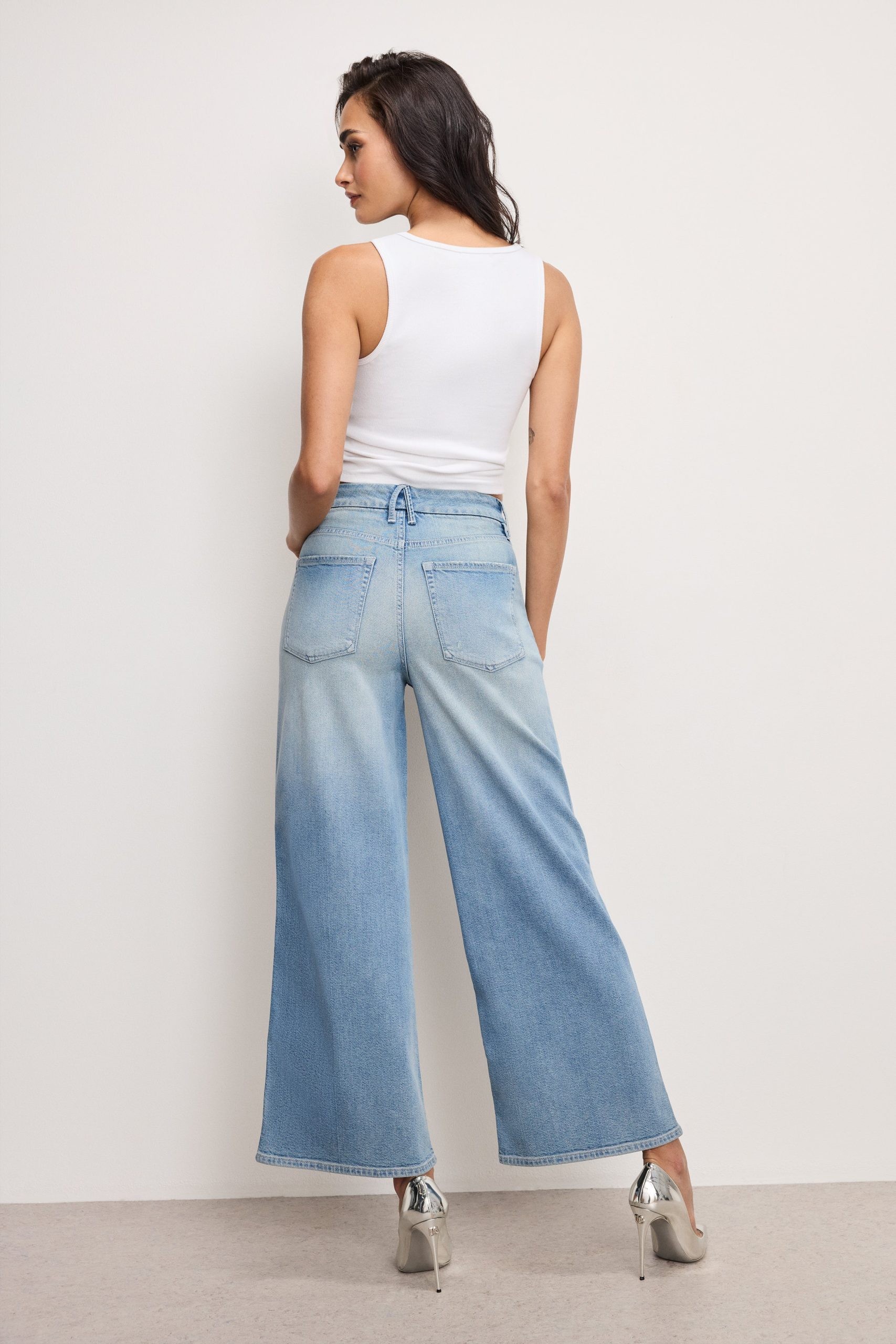 GOOD SKATE WIDE CROPPED JEANS | INDIGO958