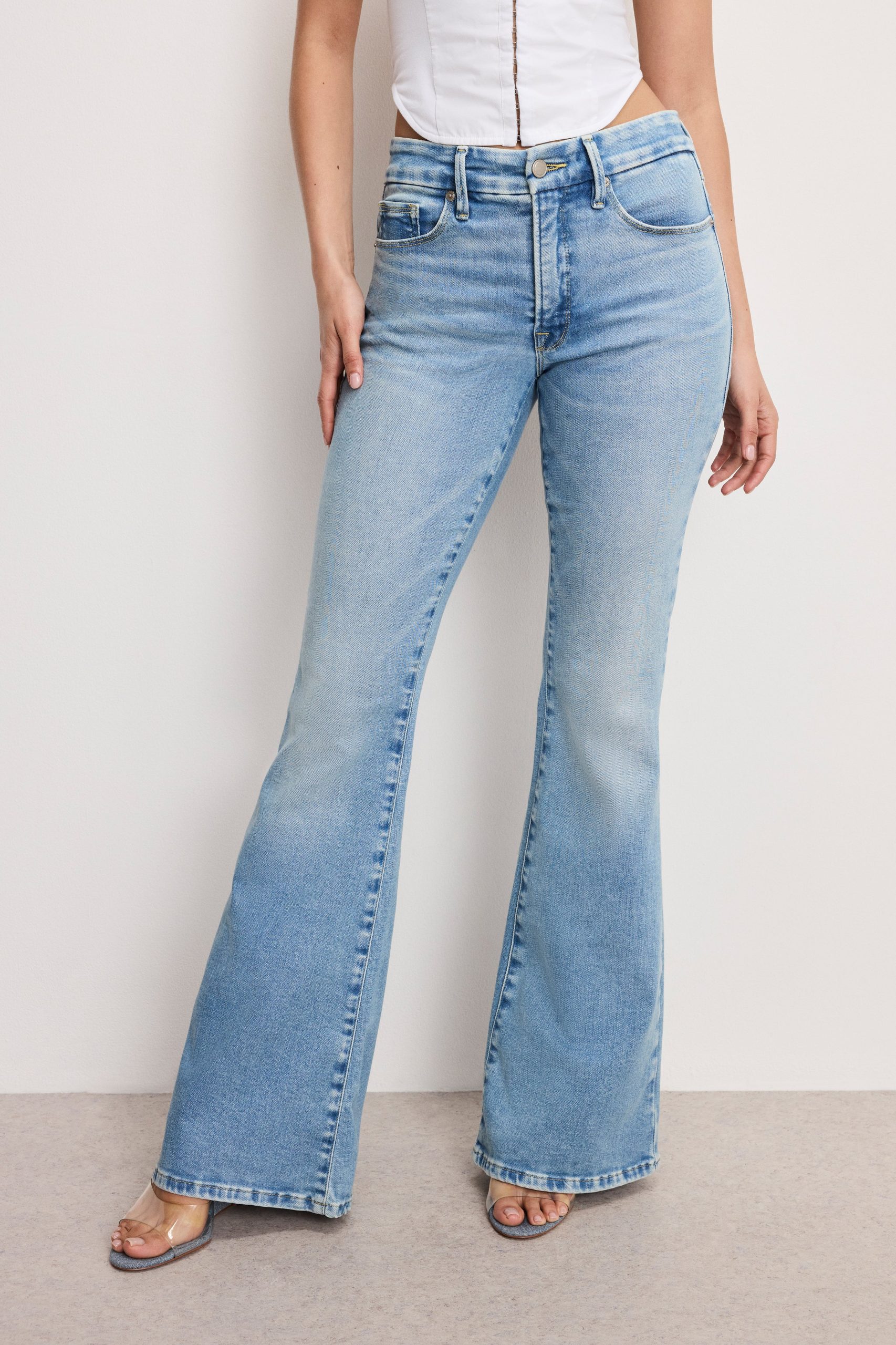 DOLLY JOLEANS FLARE JEANS | INDIGO1019