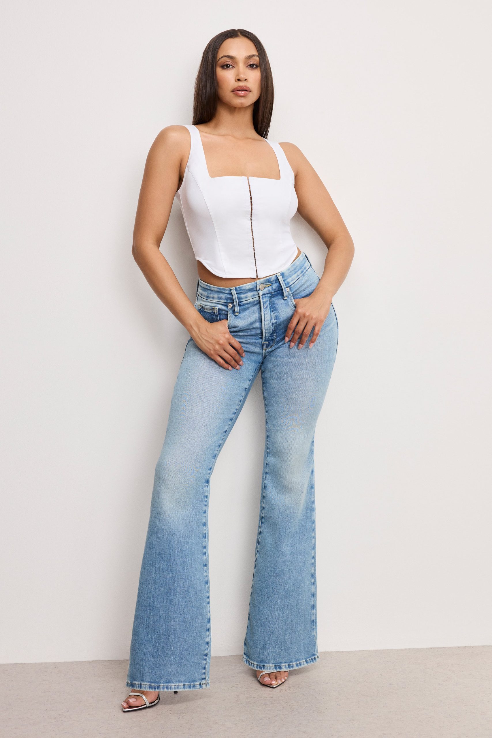 DOLLY POPLIN BUSTIER | WHITE001