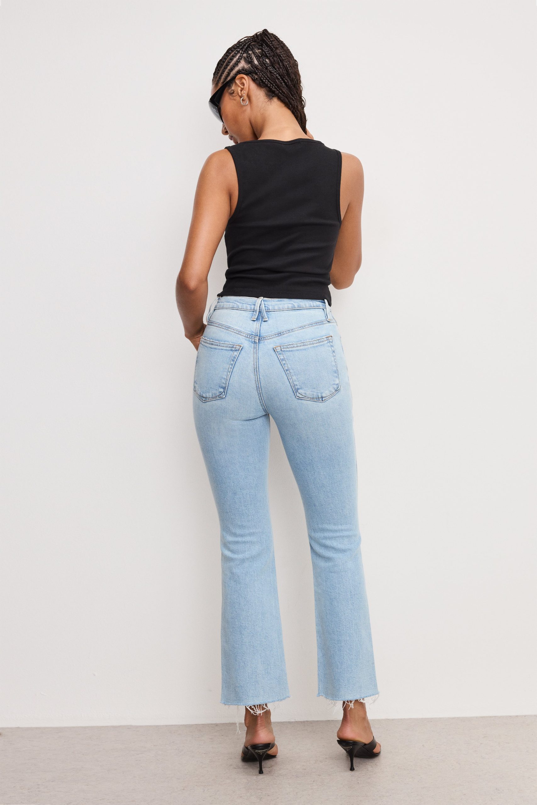 GOOD KICK FLARE JEANS | INDIGO954