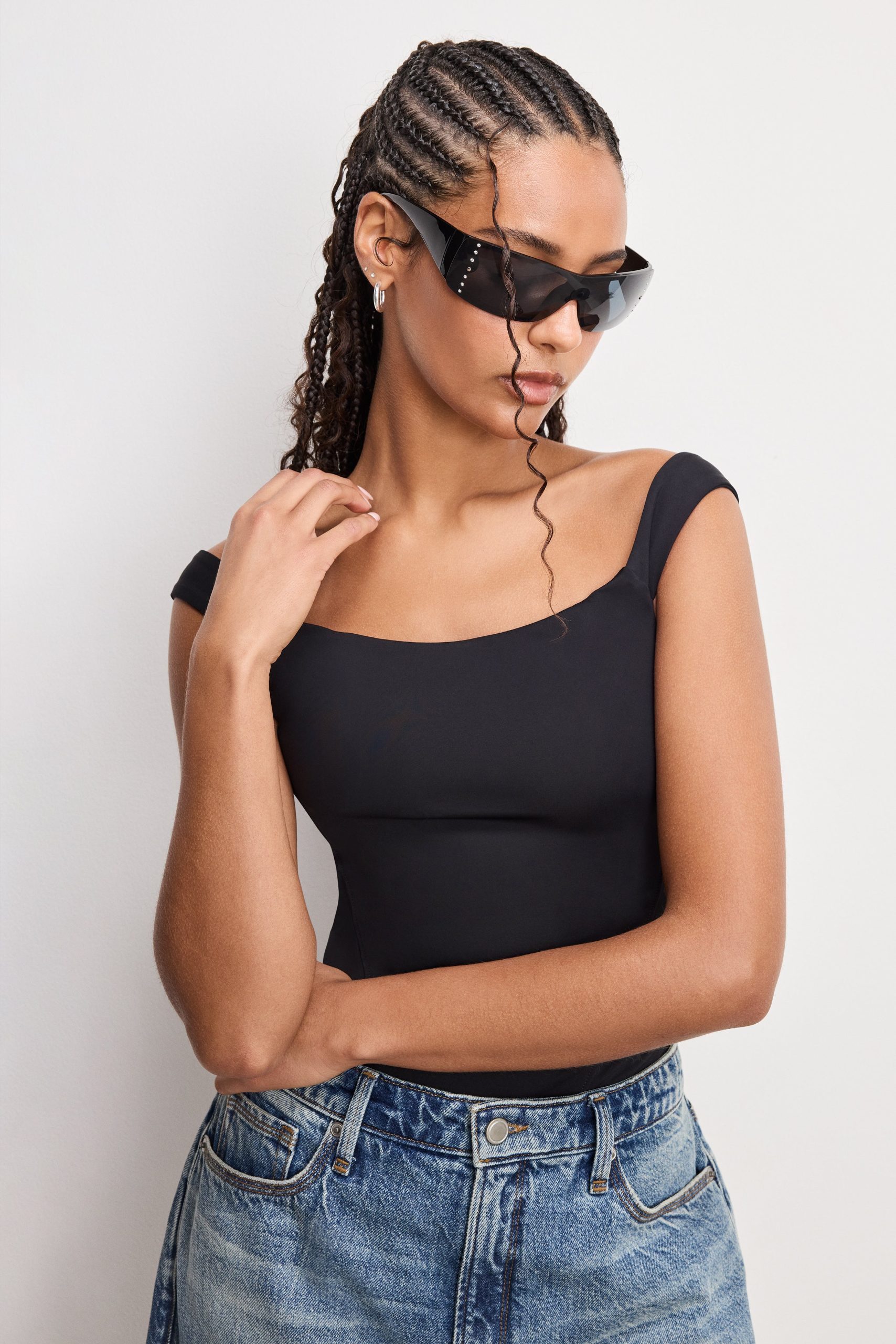 SCULPTING CORSET BODYSUIT | BLACK001