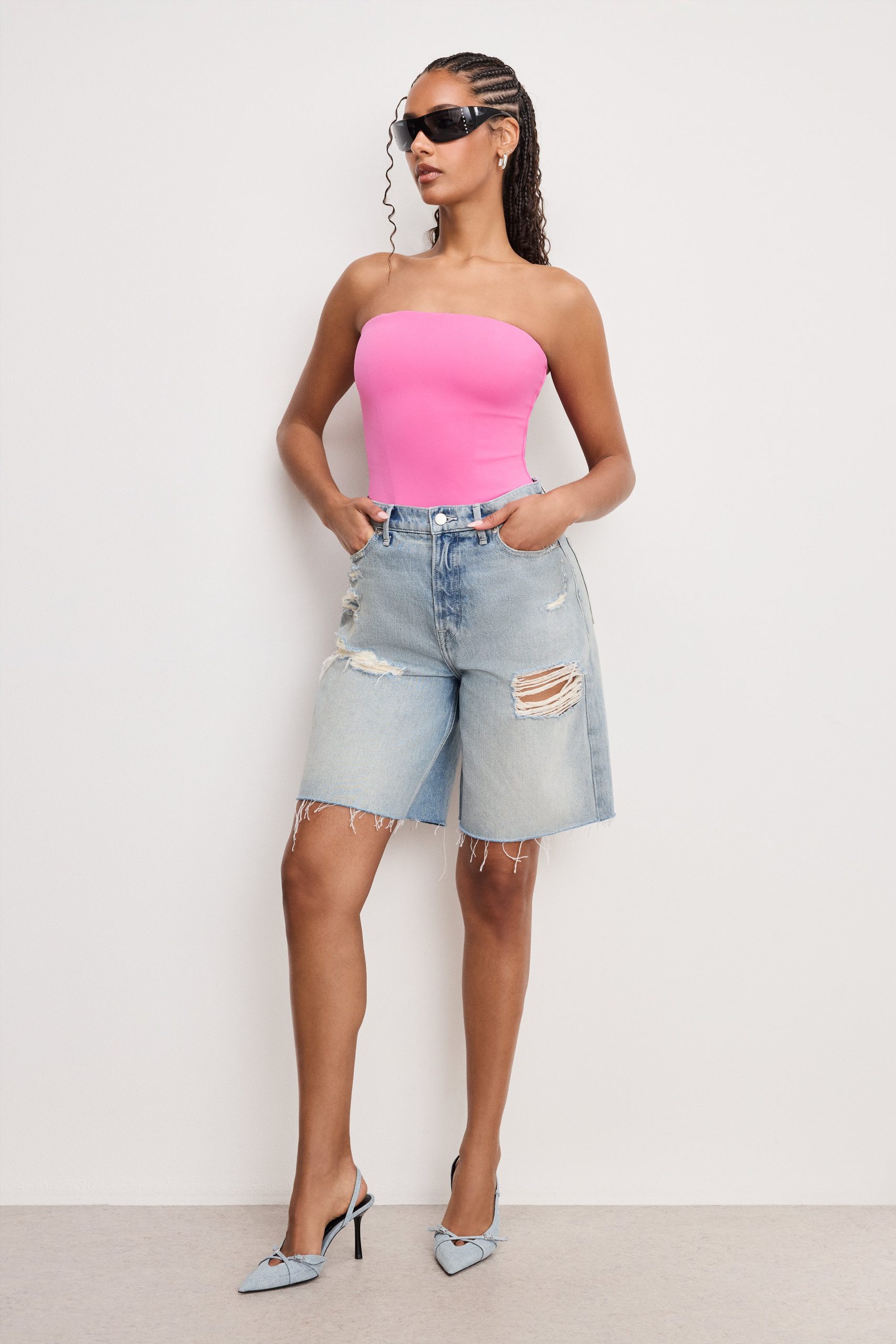 SCULPTING CORSET STRAPLESS BODYSUIT | BERRY SORBET010 BERRY SORBET010 / 5XL