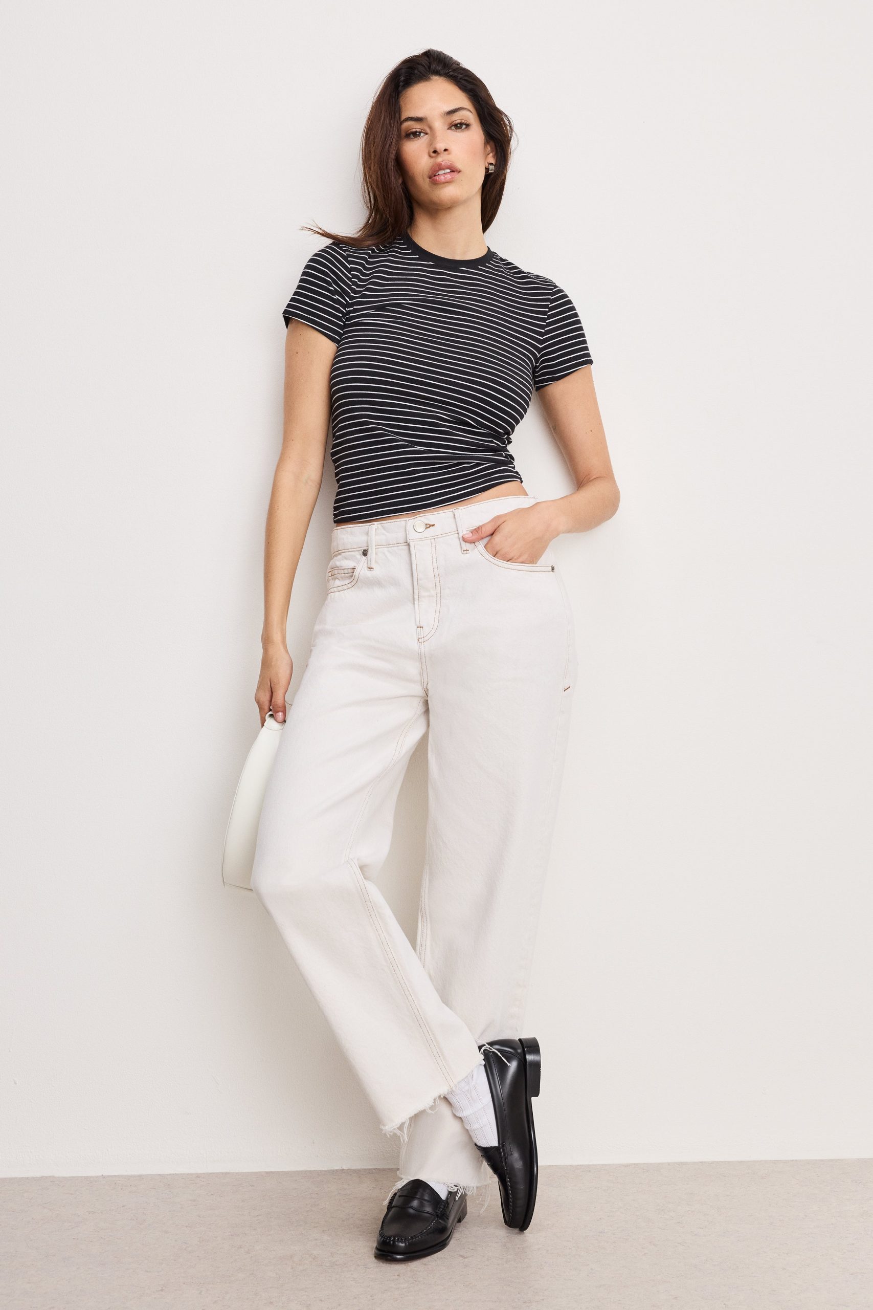 GOOD RELAXED STRAIGHT JEANS | PEARL001 PEARL001 / 32 Plus