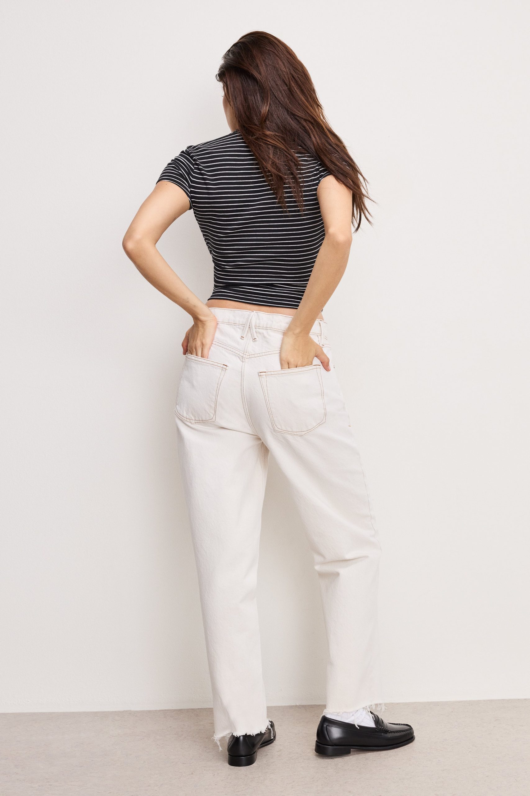 GOOD RELAXED STRAIGHT JEANS | PEARL001
