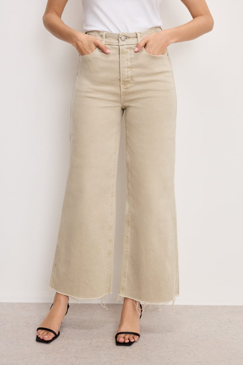 GOOD SKATE WIDE CROPPED JEANS