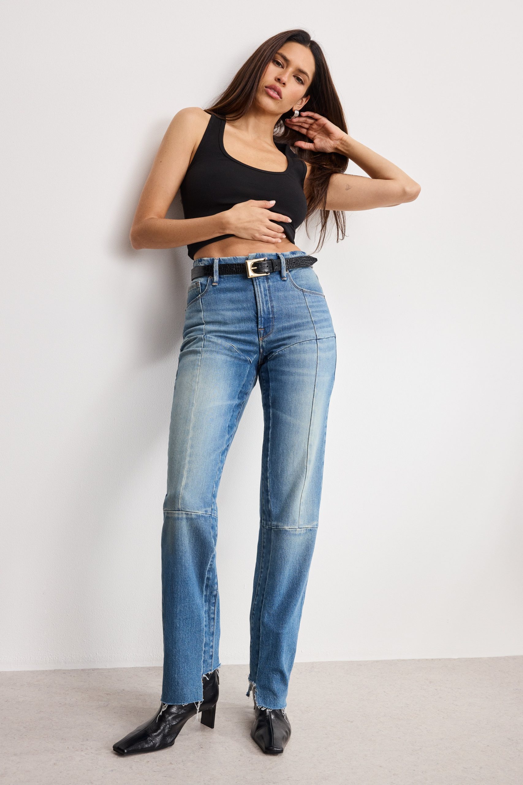 GOOD ICON STRAIGHT JEANS | INDIGO912