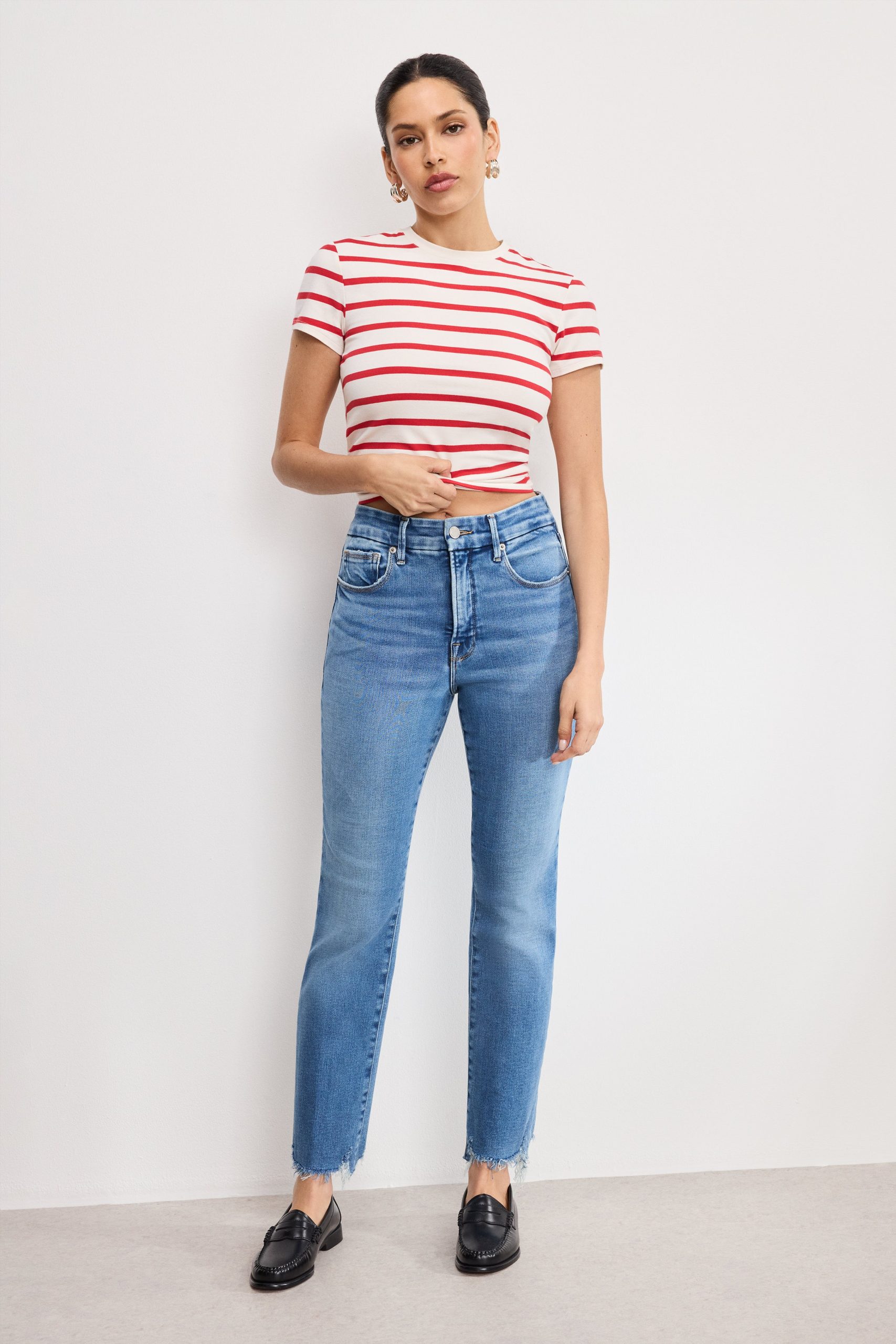 SOFT TECH GOOD LEGS STRAIGHT JEANS | INDIGO514 INDIGO514 / Regular / 32 Plus