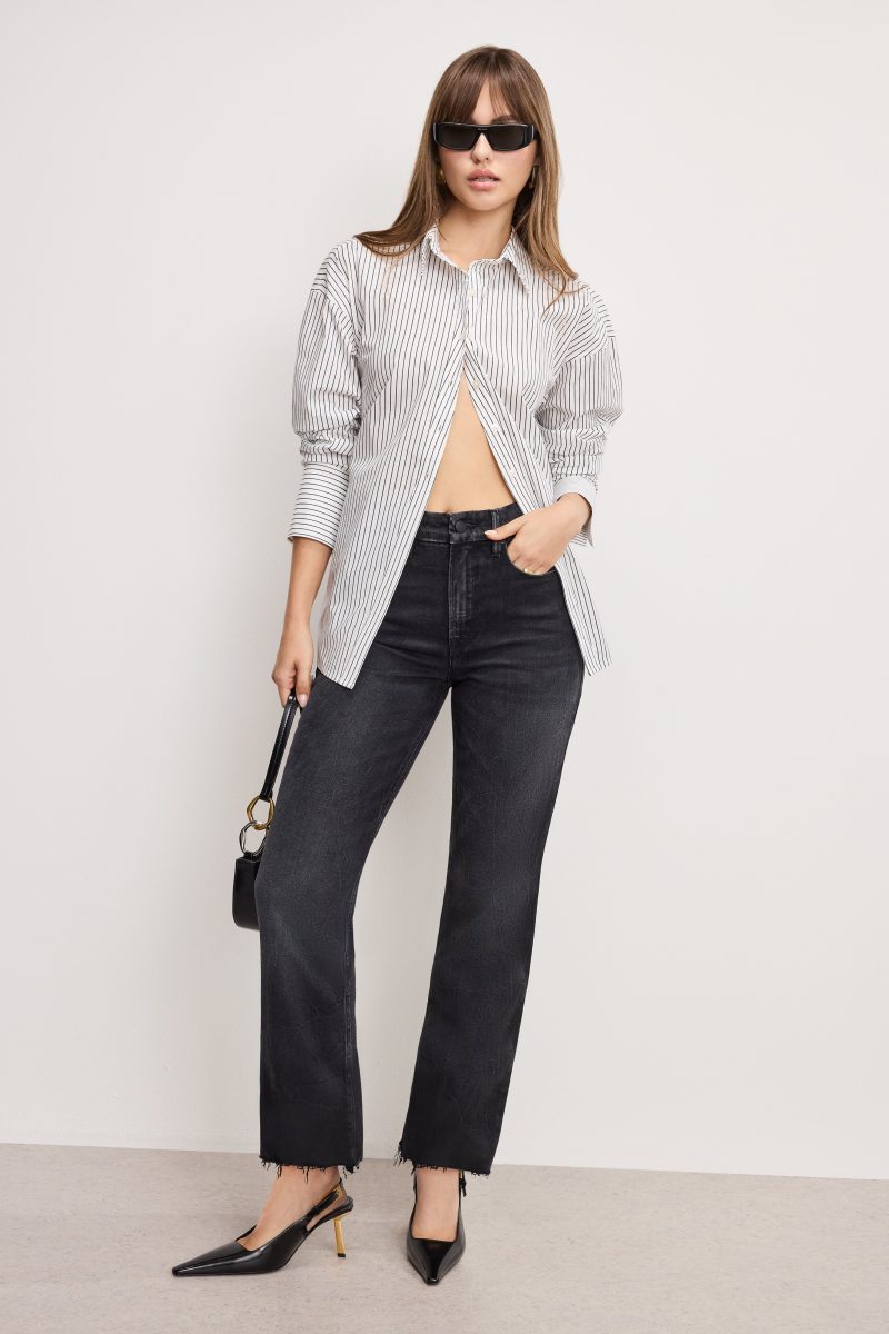 GOOD ICON STRAIGHT ANKLE JEANS