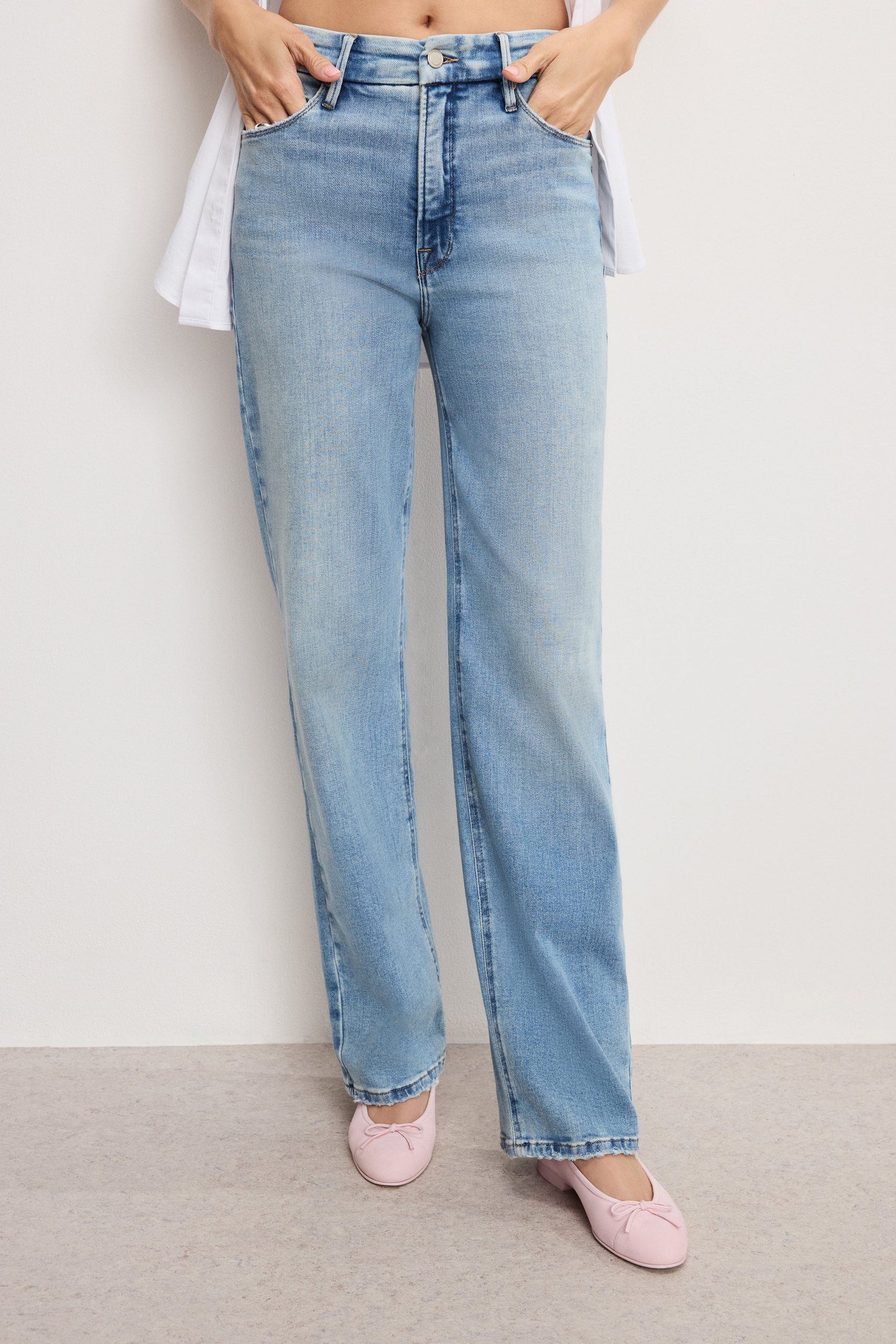 SOFT TECH GOOD TRUE STRAIGHT JEANS | INDIGO1073