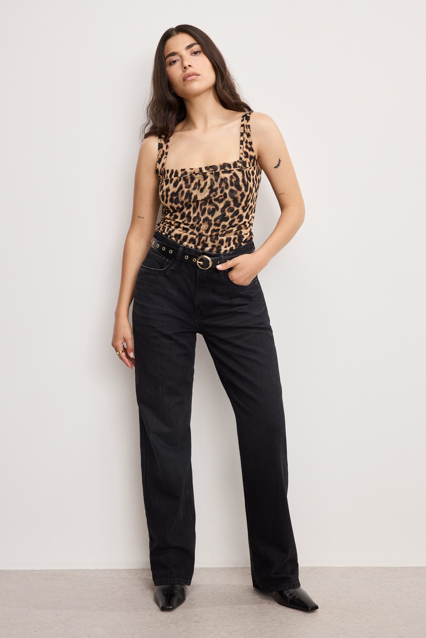 GOOD PETITE 90s RELAXED JEANS | BLACK406 BLACK406 / 32 Plus