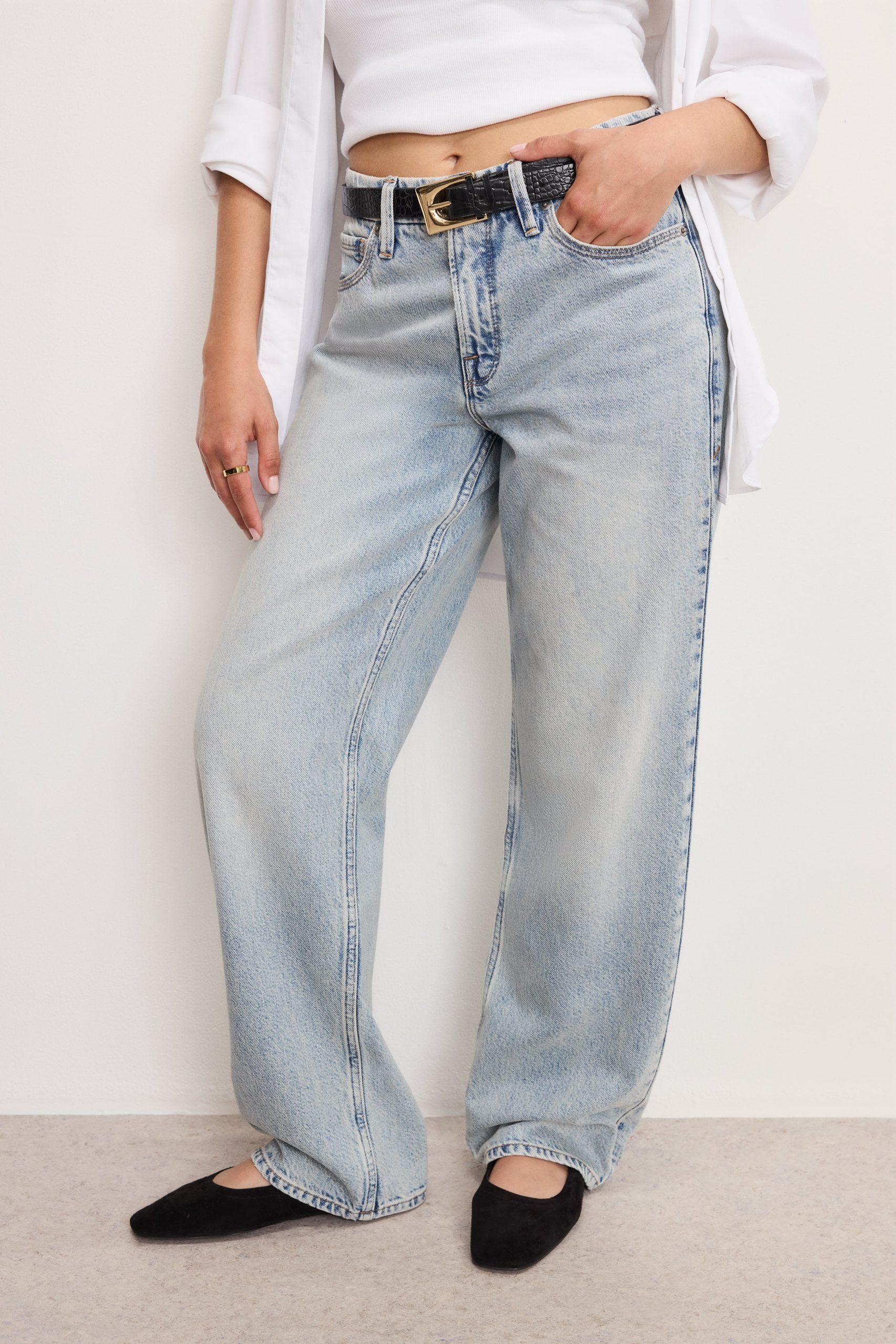 GOOD PETITE 90s RELAXED JEANS | INDIGO1075