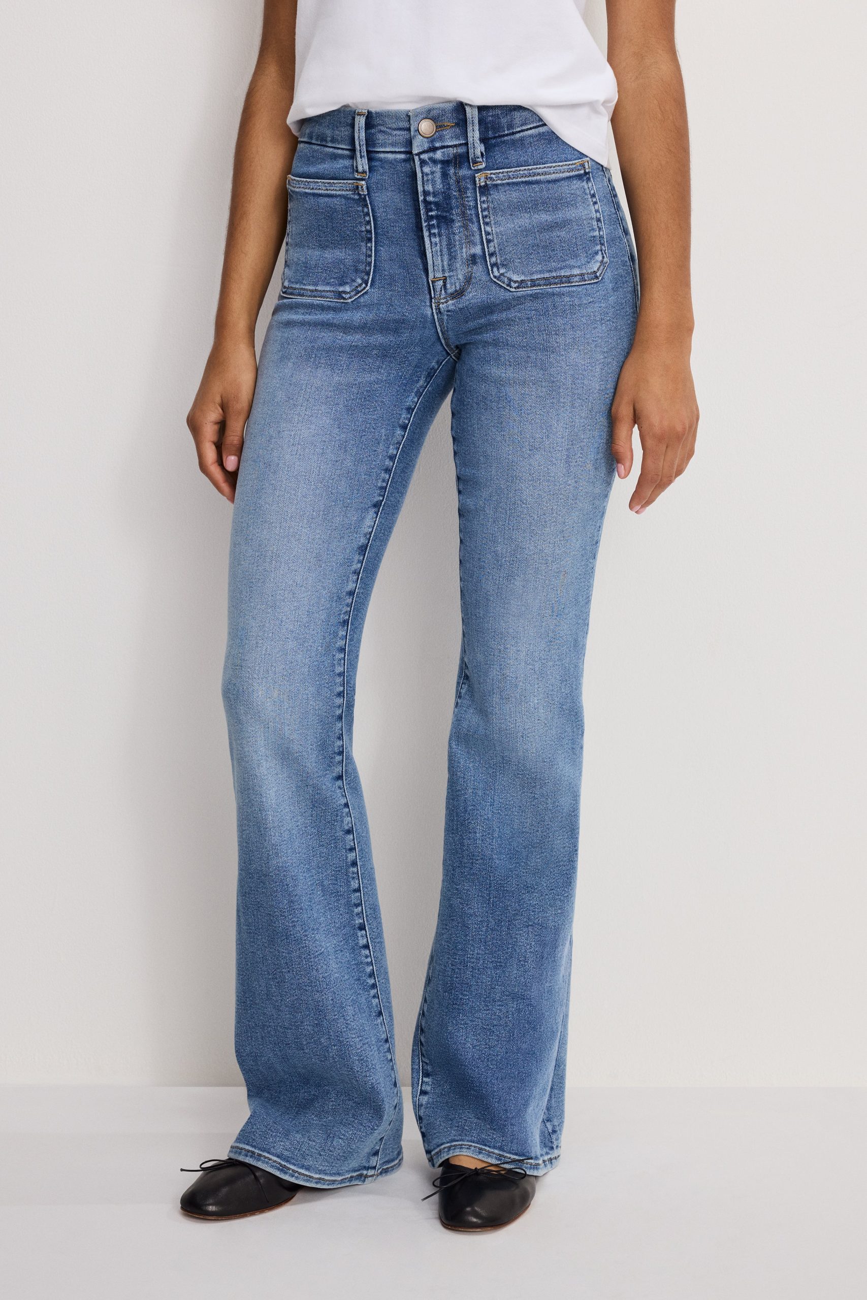 GOOD LEGS FLARE JEANS | INDIGO1149