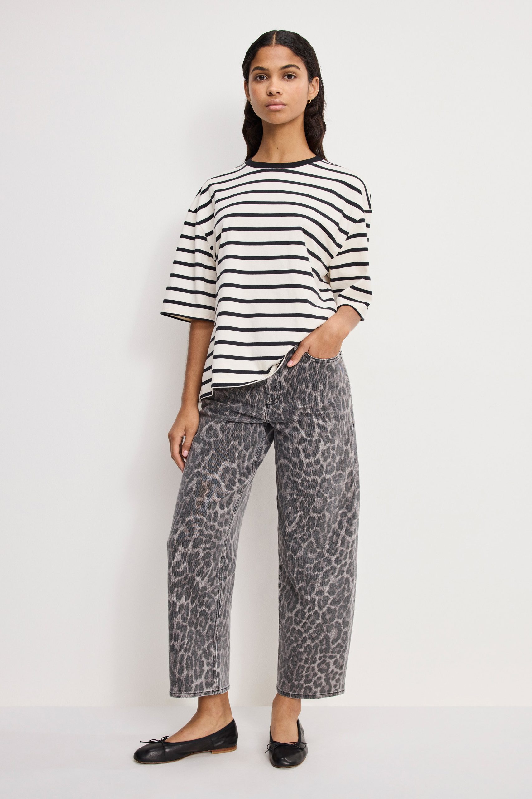 GOOD BARREL JEANS | GREY LUCKY LEOPARD GREY LUCKY LEOPARD / 32 Plus