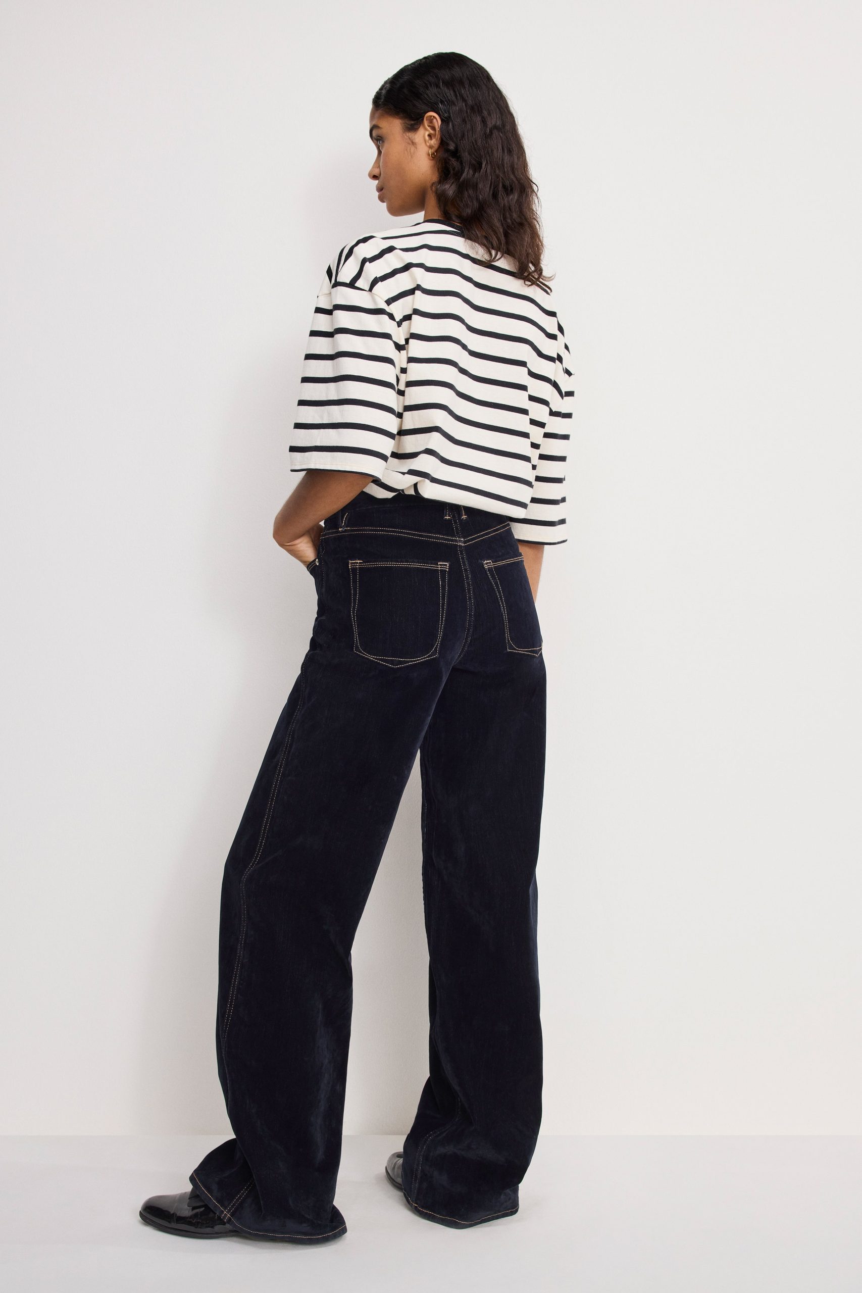 GOOD SKATE FLOCKED DENIM JEANS | INDIGO939
