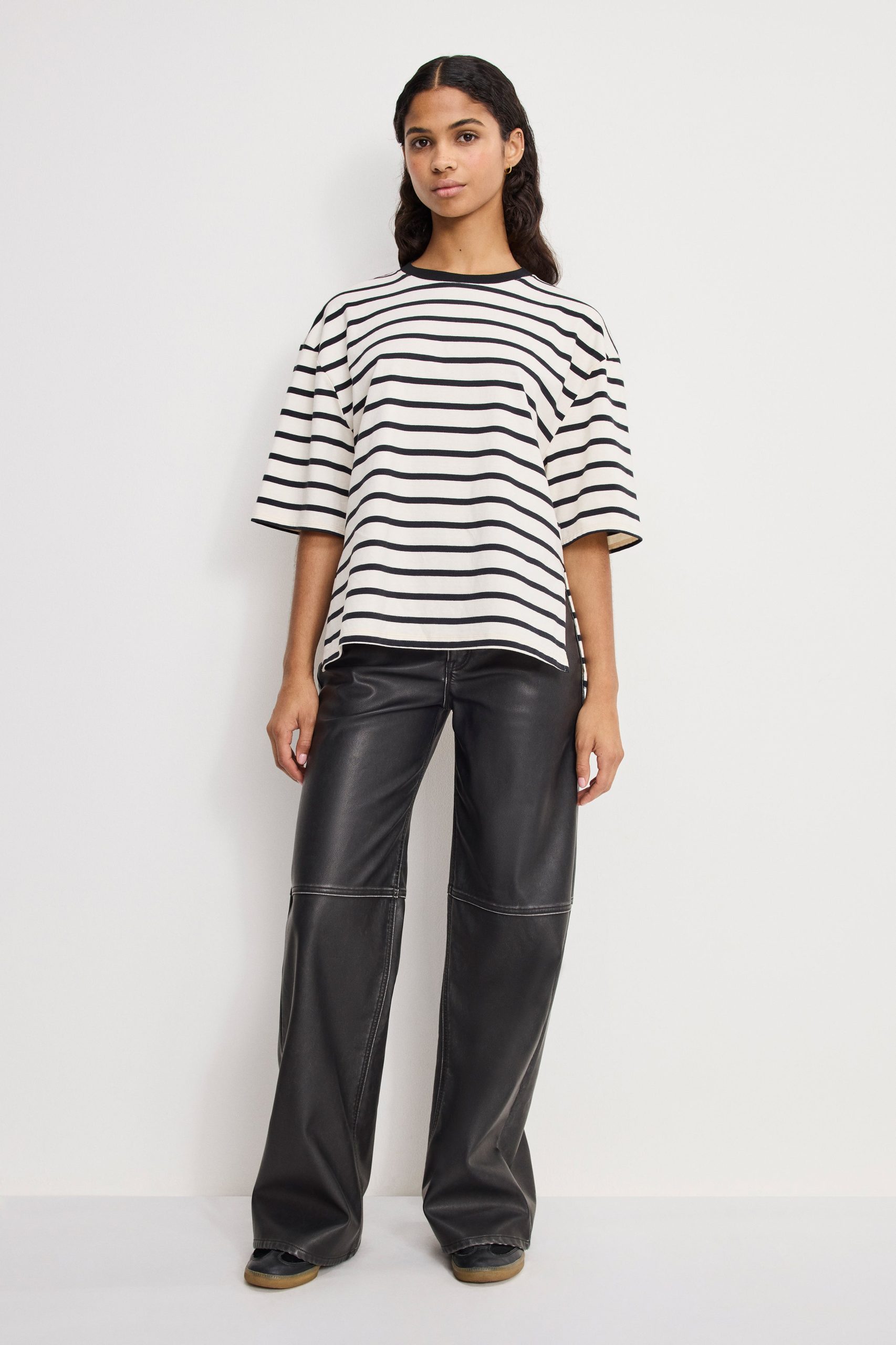 GOOD SKATE FAUX LEATHER PANTS | BLACK001 BLACK001 / 32 Plus