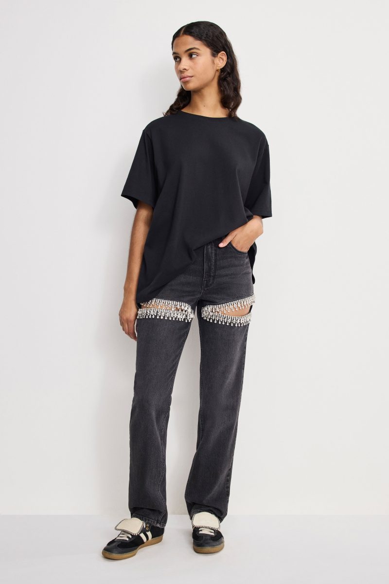 GOOD ICON STRAIGHT DIAMOND JEANS