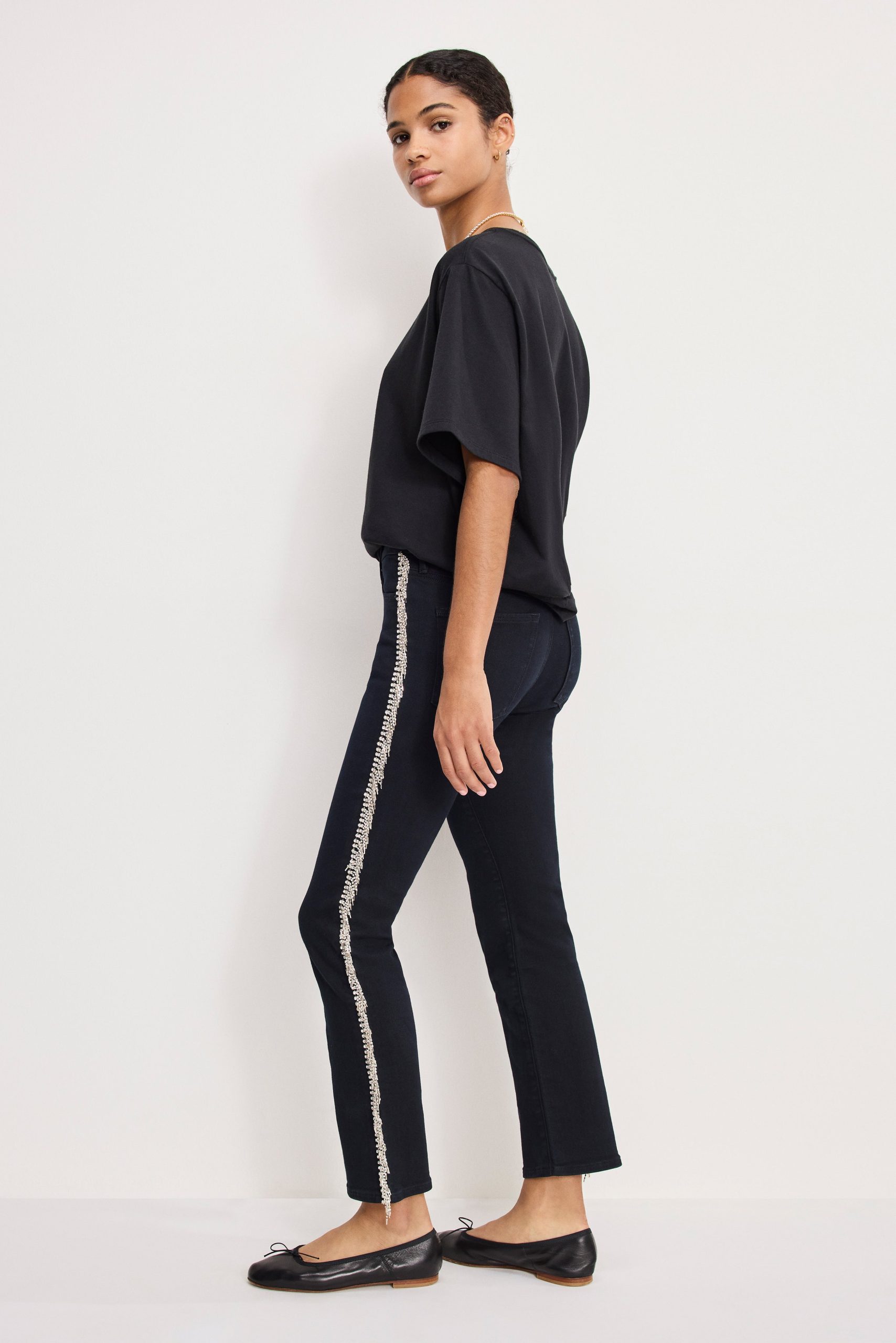 GOOD LEGS STRAIGHT DIAMOND JEANS | BLACK411