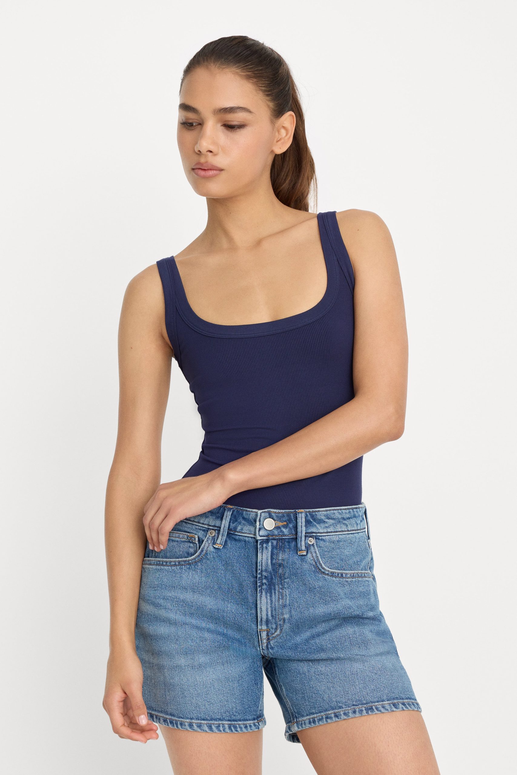 MODAL RIB TANK BODYSUIT | HORIZON INK HORIZON INK / 3XL
