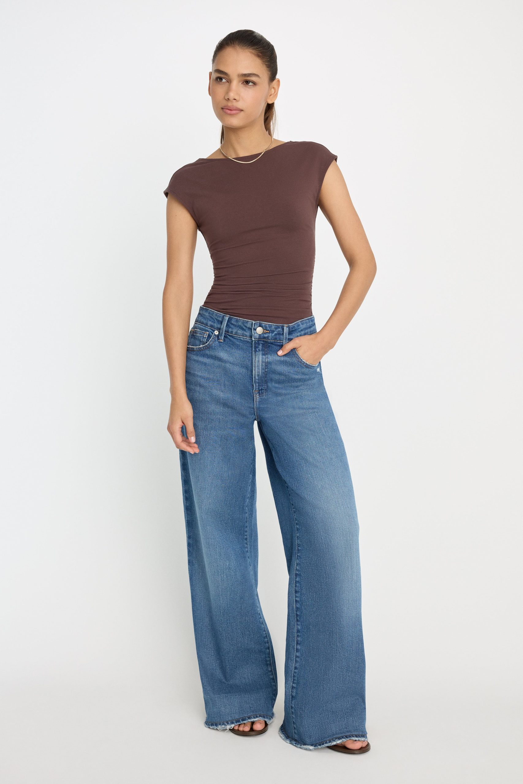 SUPER STRETCH OPEN BACK BODY SUIT | BITTER COCOA BITTER COCOA / 3XL