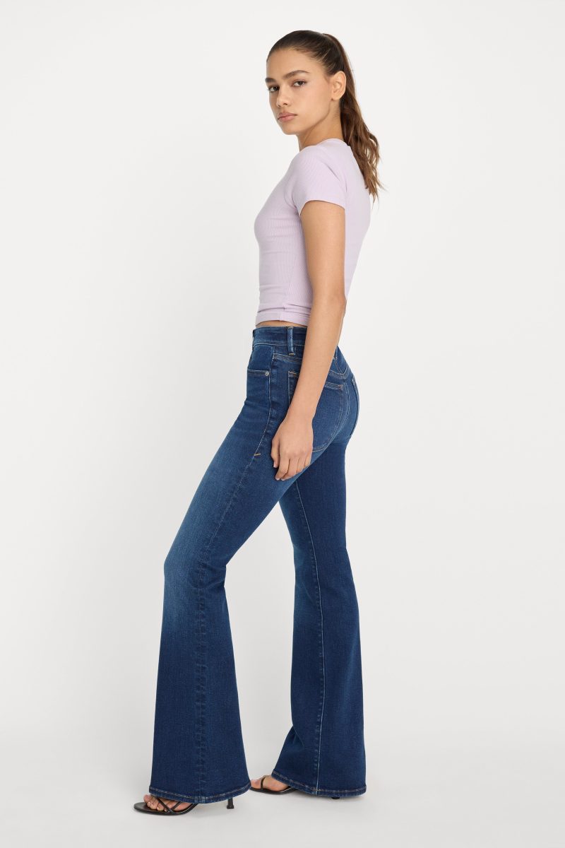 COMPRESSION GOOD LEGS FLARE JEANS