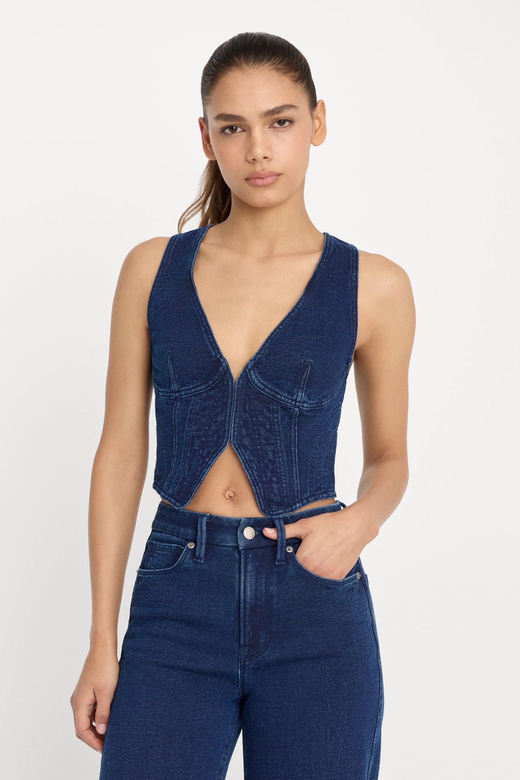 JEANIUS VEST | INDIGO377 INDIGO377 / 5XL