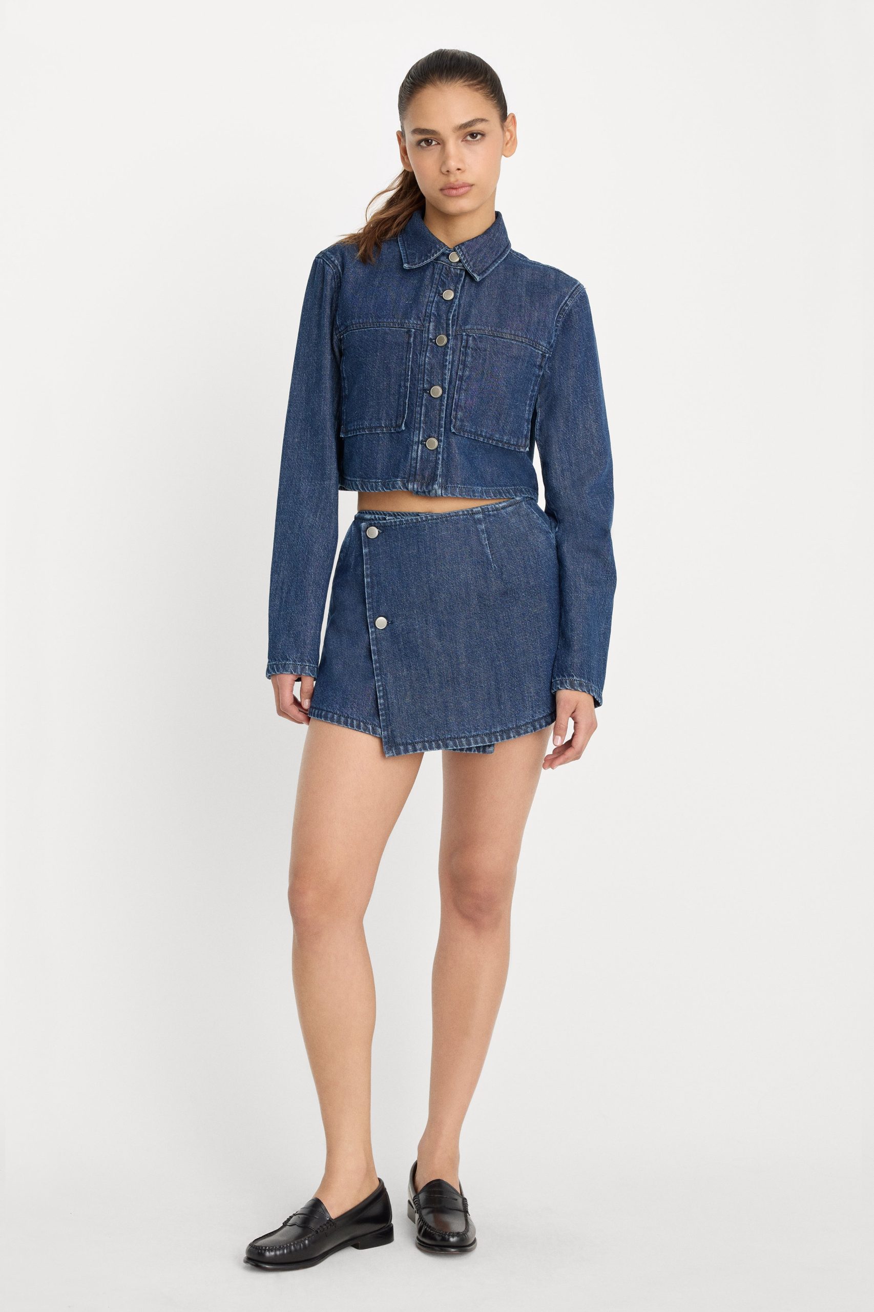 DENIM SKORT | INDIGO1187 INDIGO1187 / 22 Plus