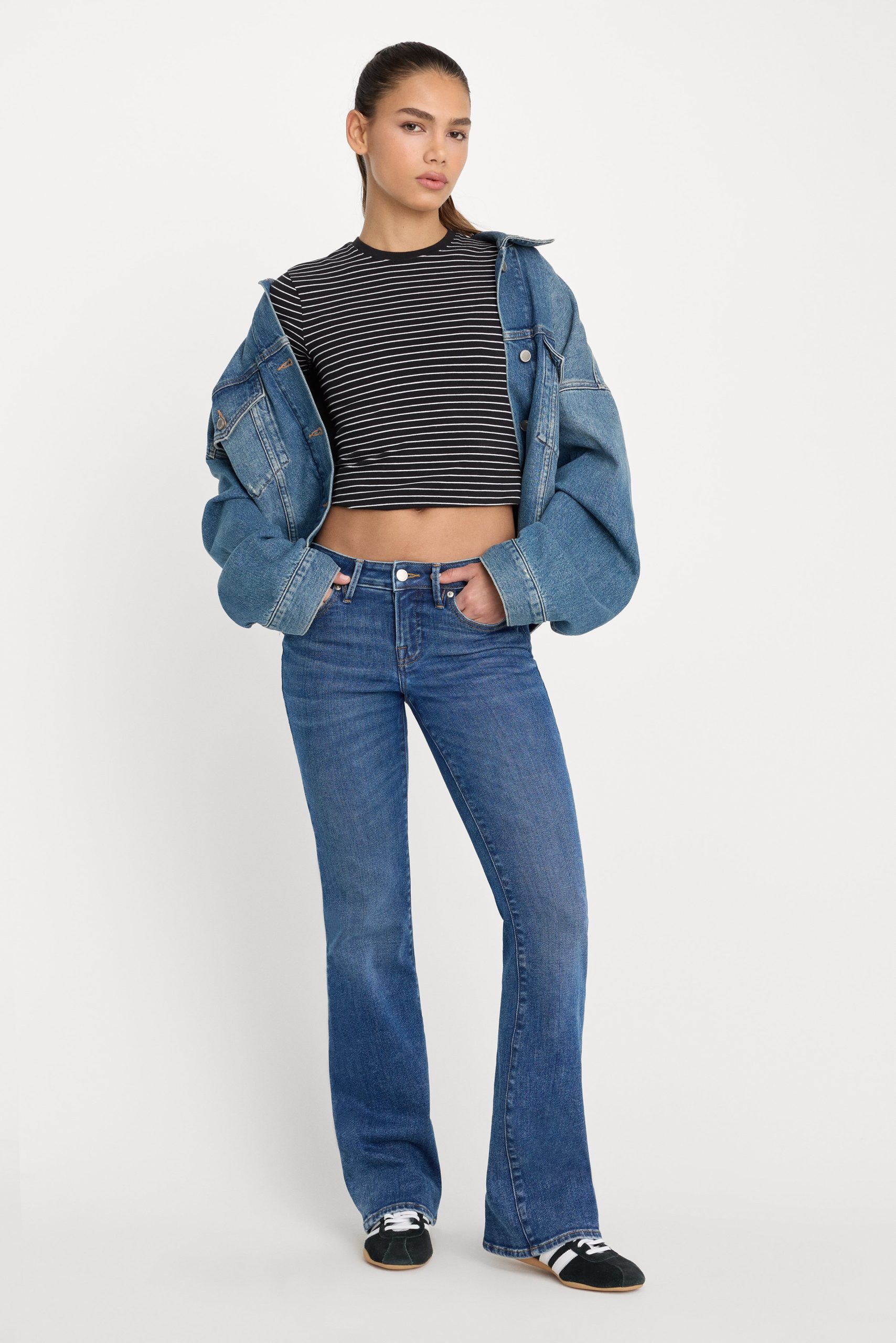 GOOD LOW RISE BOOTCUT JEANS | INDIGO1218 INDIGO1218 / 32 Plus