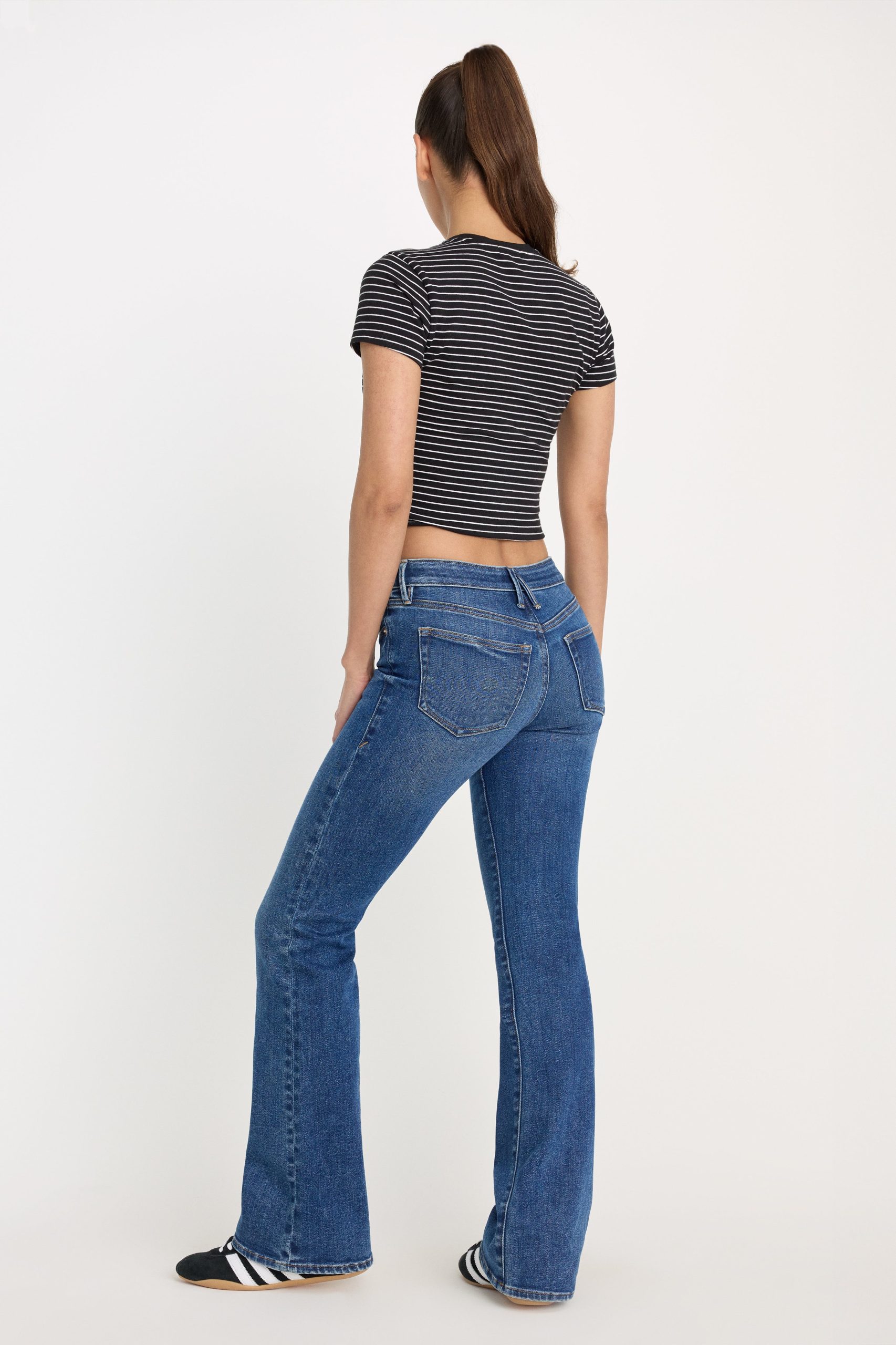 GOOD LOW RISE BOOTCUT JEANS | INDIGO1218