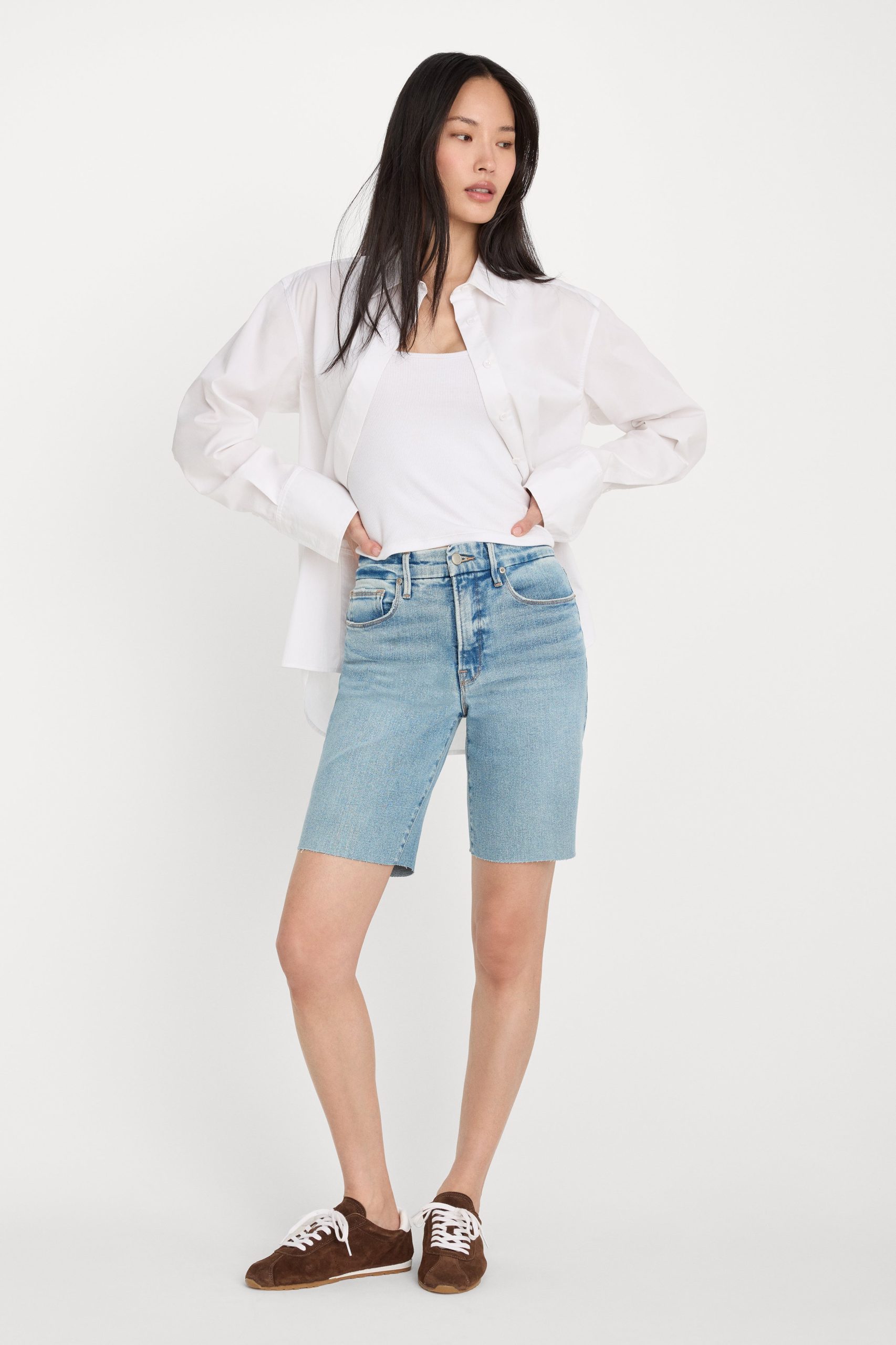 GOOD BOY BERMUDA SHORTS | INDIGO382 INDIGO382 / 32 Plus