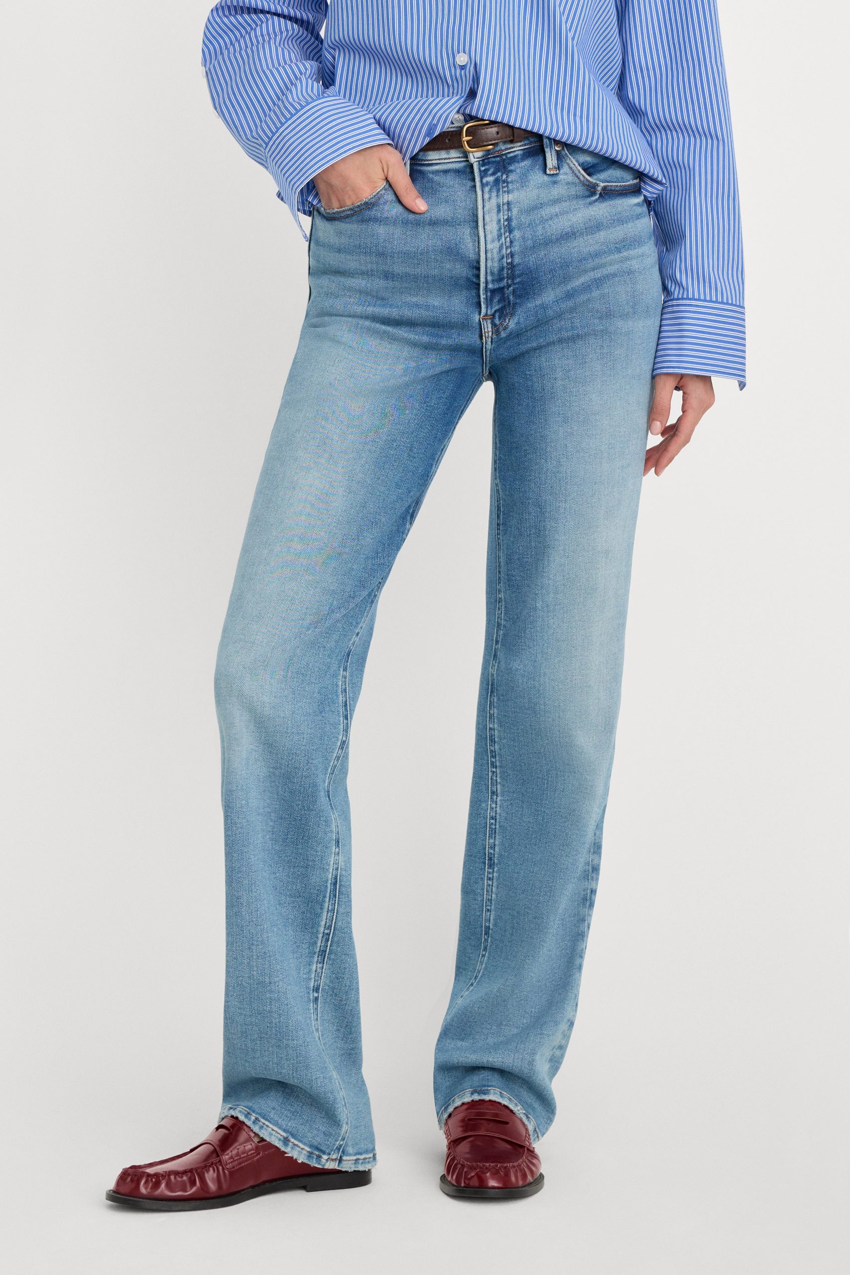 SOFT TECH GOOD TRUE STRAIGHT JEANS|INDIGO1214