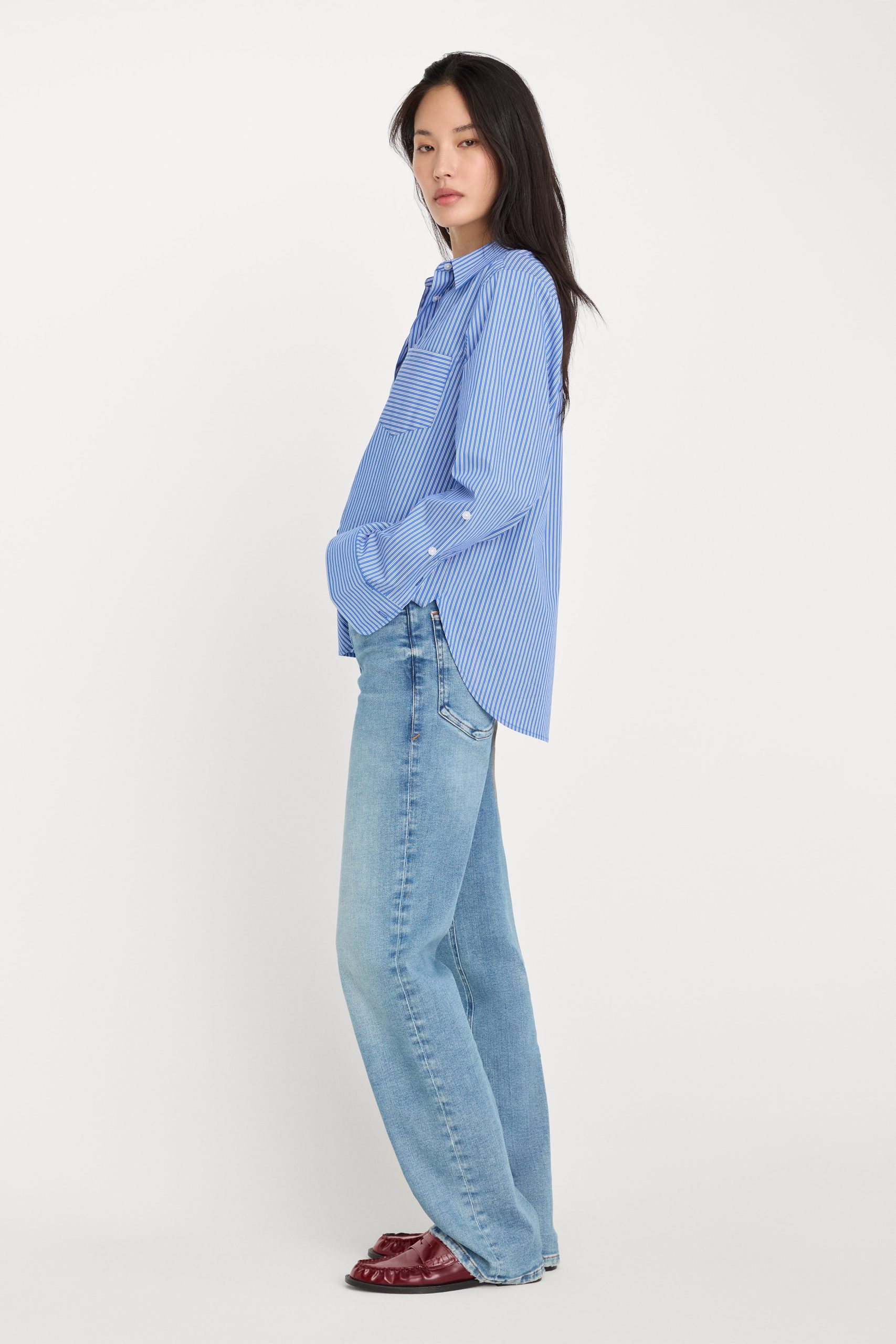 SOFT TECH GOOD TRUE STRAIGHT JEANS|INDIGO1214