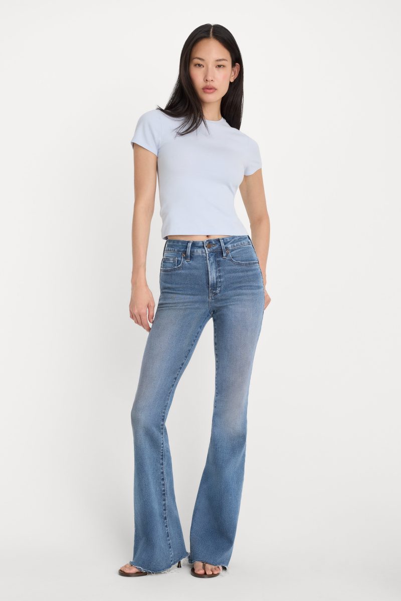 SOFT TECH GOOD LEGS FLARE JEANS