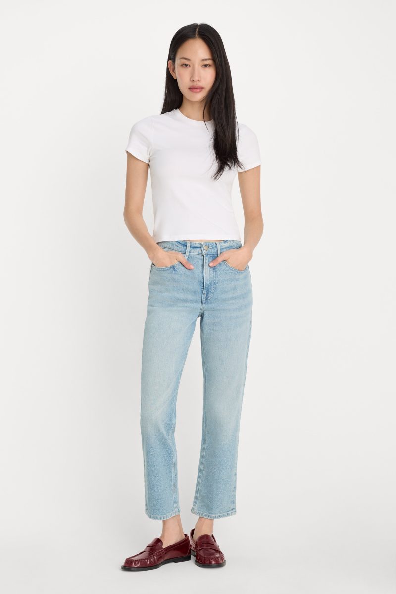 GOOD ICON STRAIGHT ANKLE JEANS
