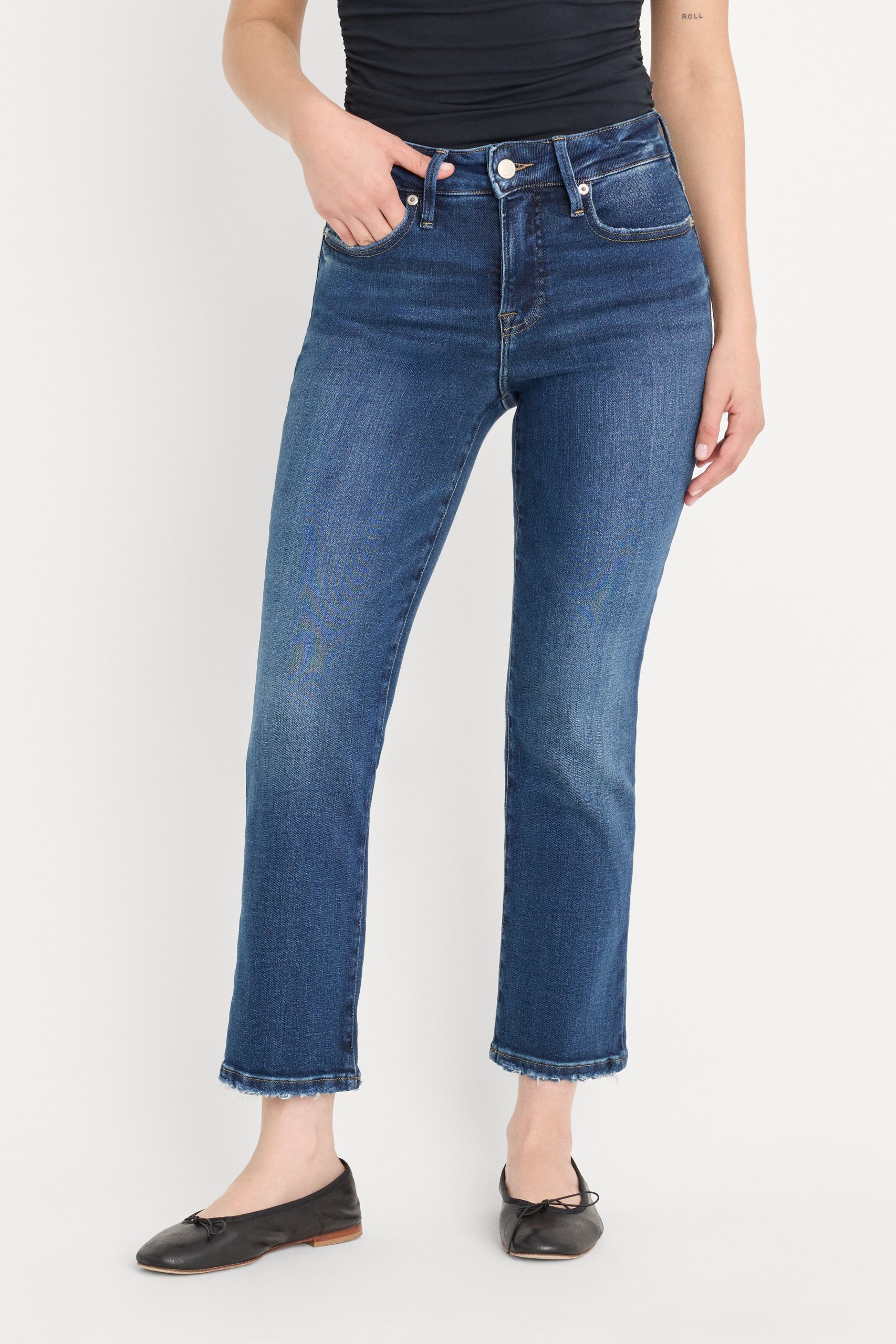 SOFT TECH GOOD PETITE STRAIGHT JEANS|INDIGO511