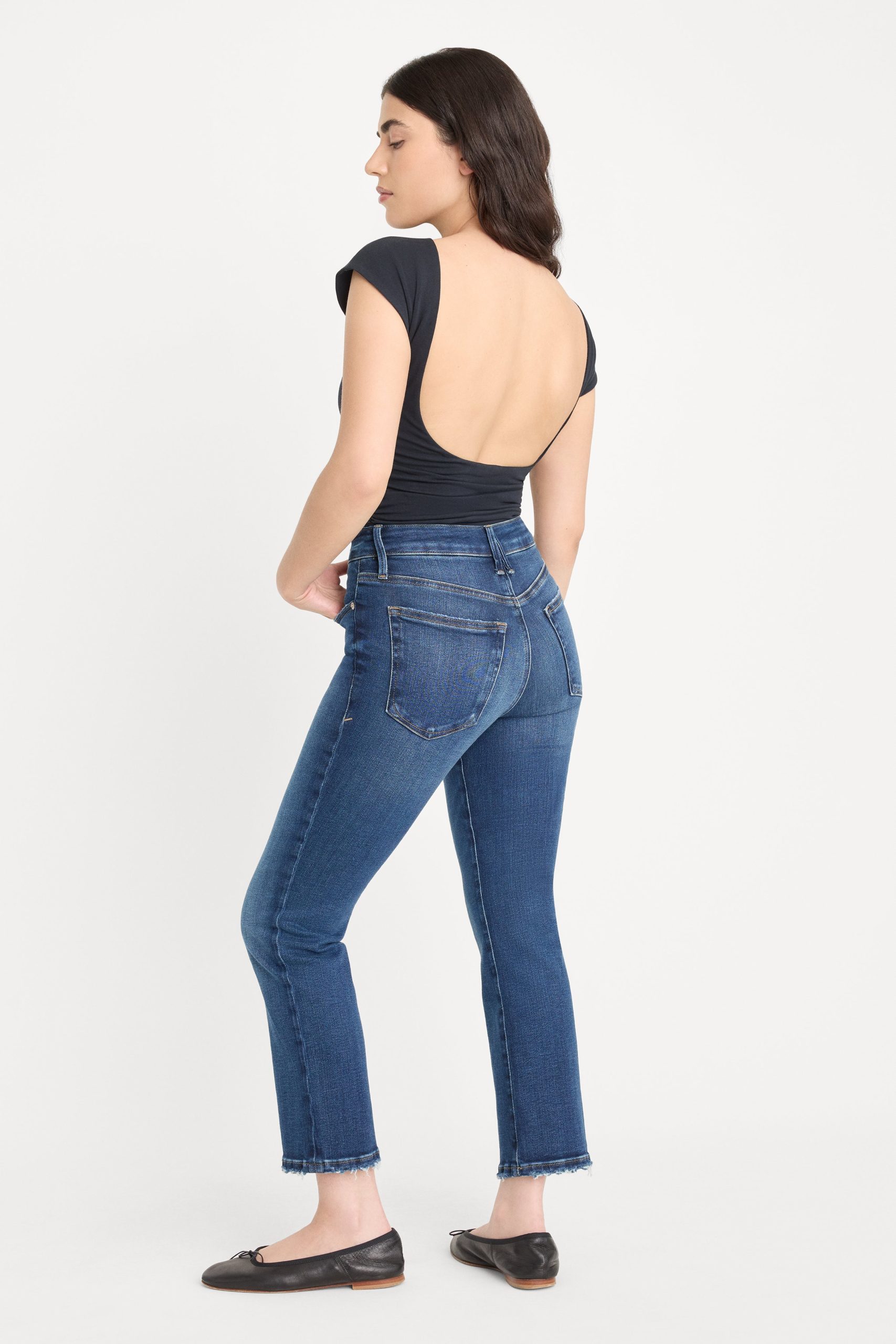 SOFT TECH GOOD PETITE STRAIGHT JEANS|INDIGO511
