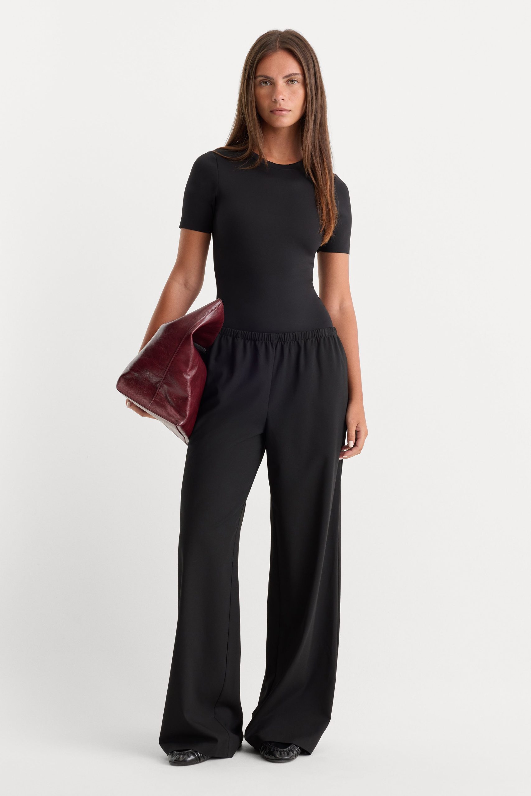 THE SCULPTING MODERN BODYSUIT| BLACK