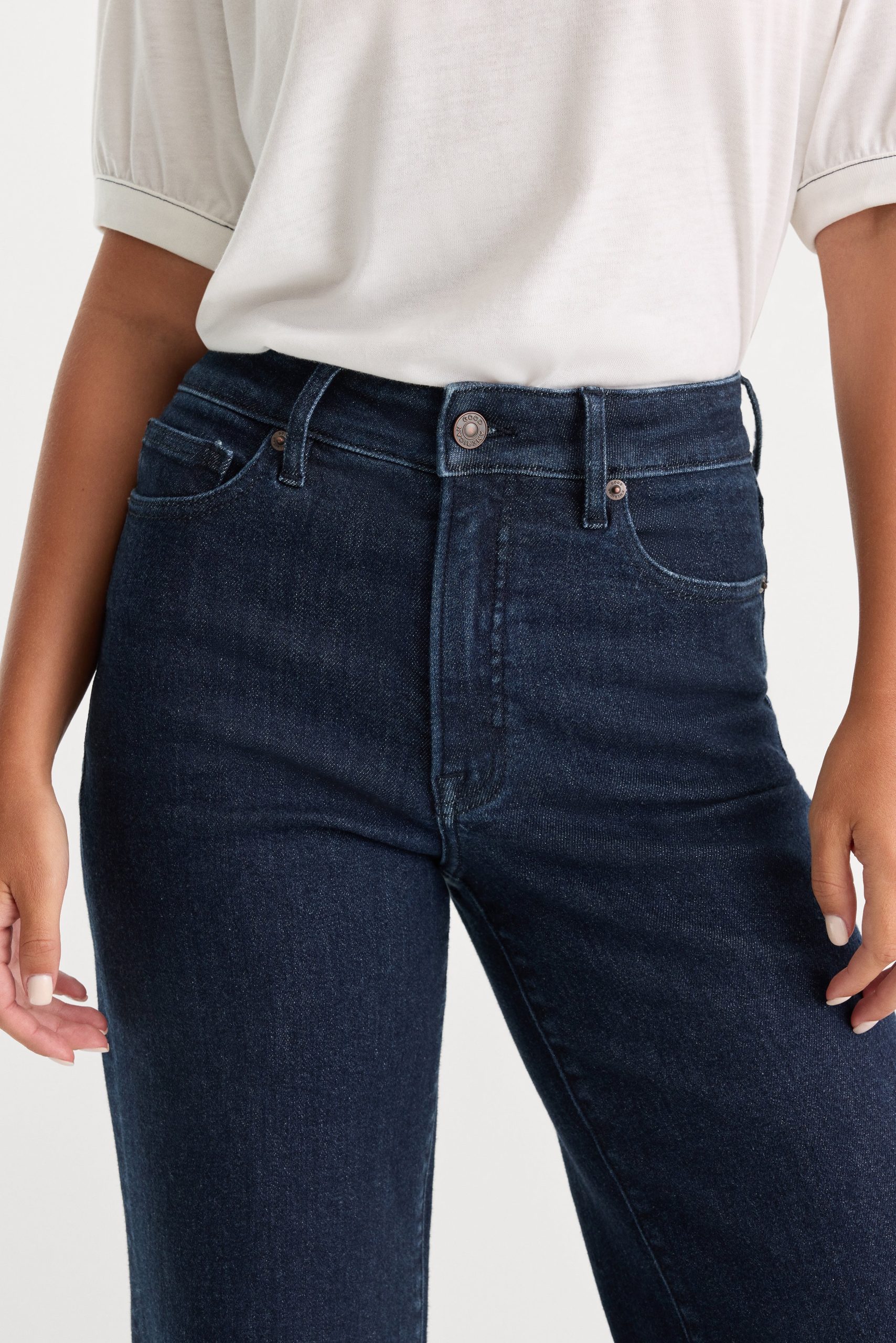 GOOD WAIST PALAZZO JEANS | INDIGO1153