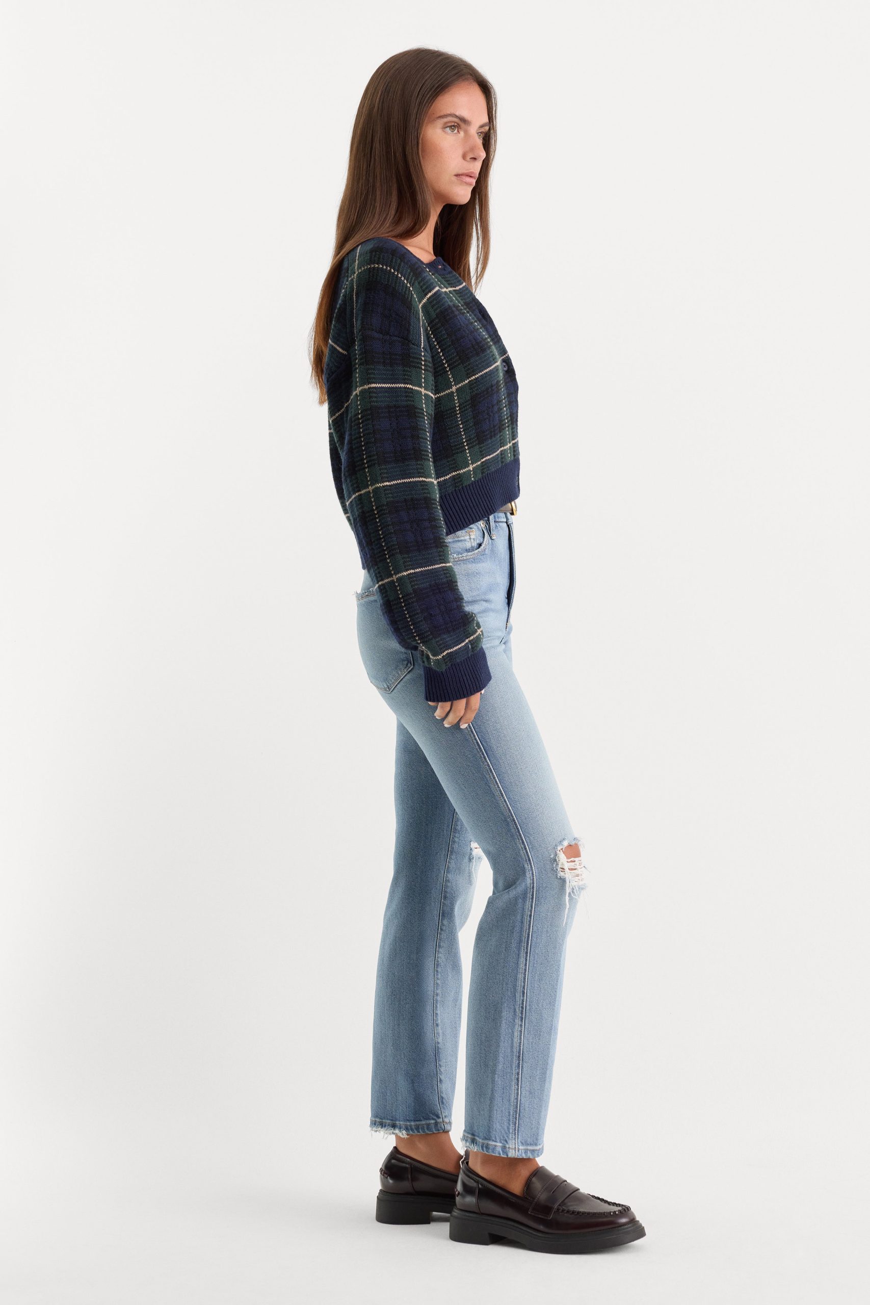 SOFT TECH GOOD CURVE STRAIGHT JEANS | INDIGO1072