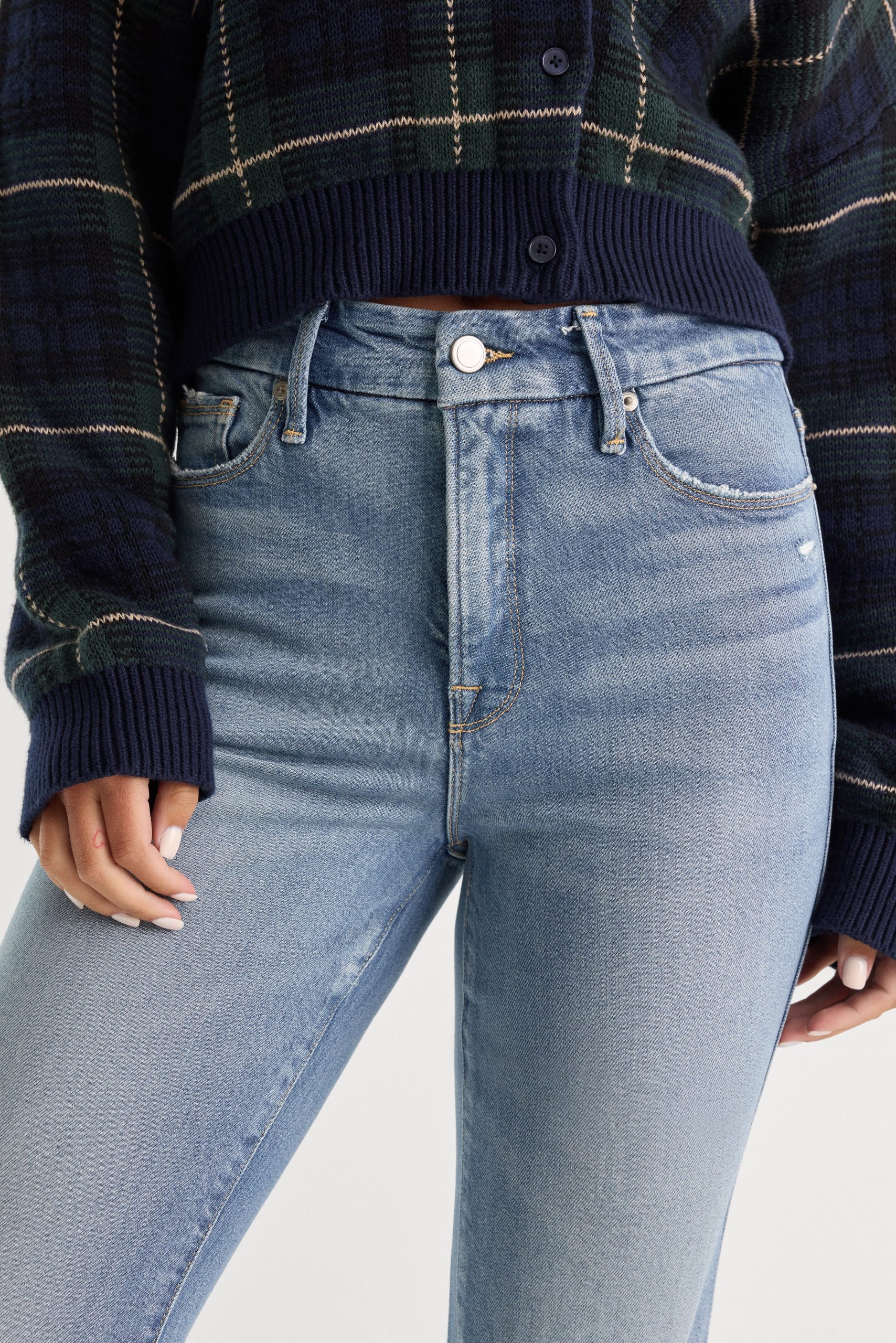 SOFT TECH GOOD CURVE STRAIGHT JEANS | INDIGO1072