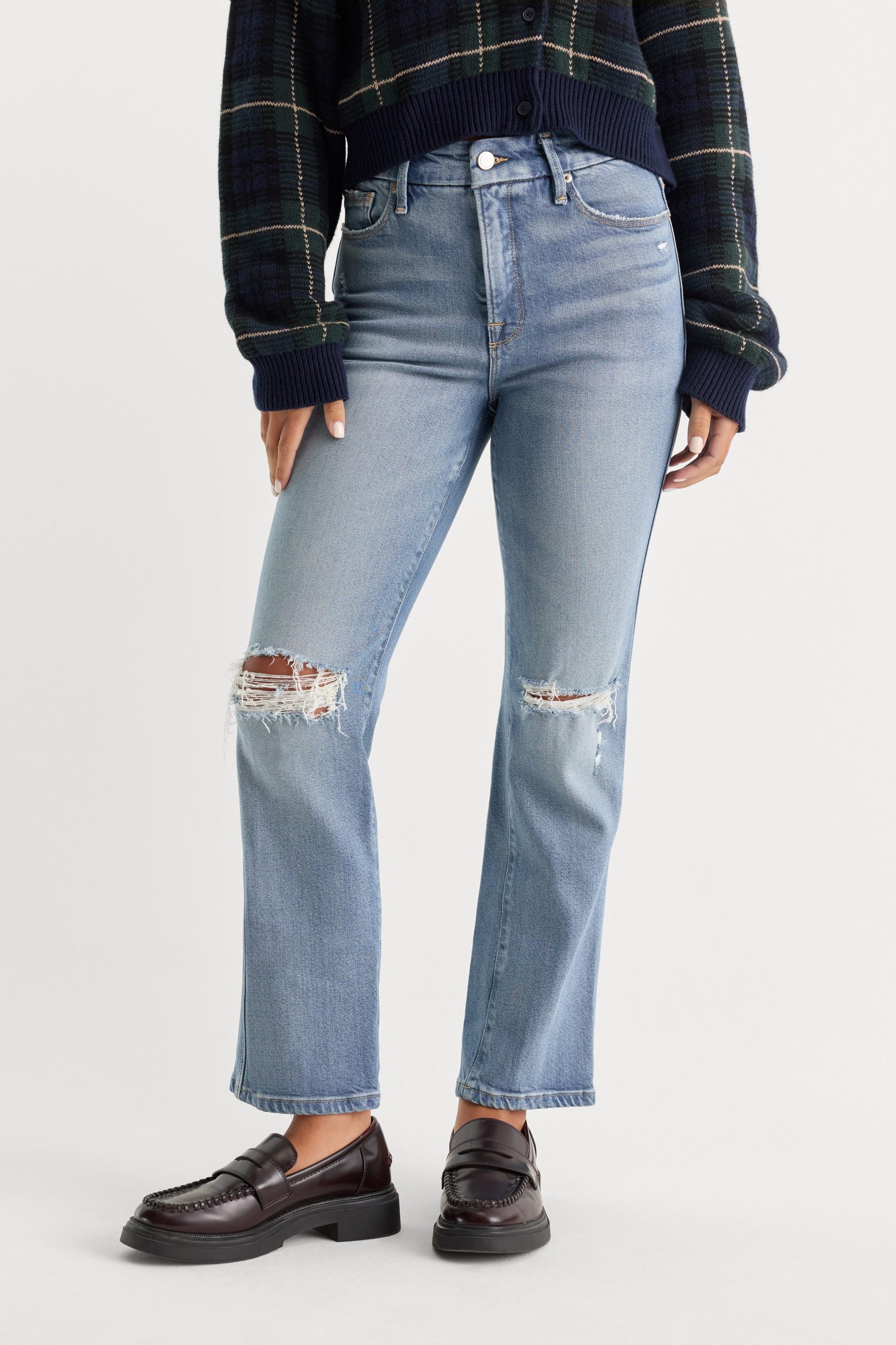 SOFT TECH GOOD CURVE STRAIGHT JEANS | INDIGO1072